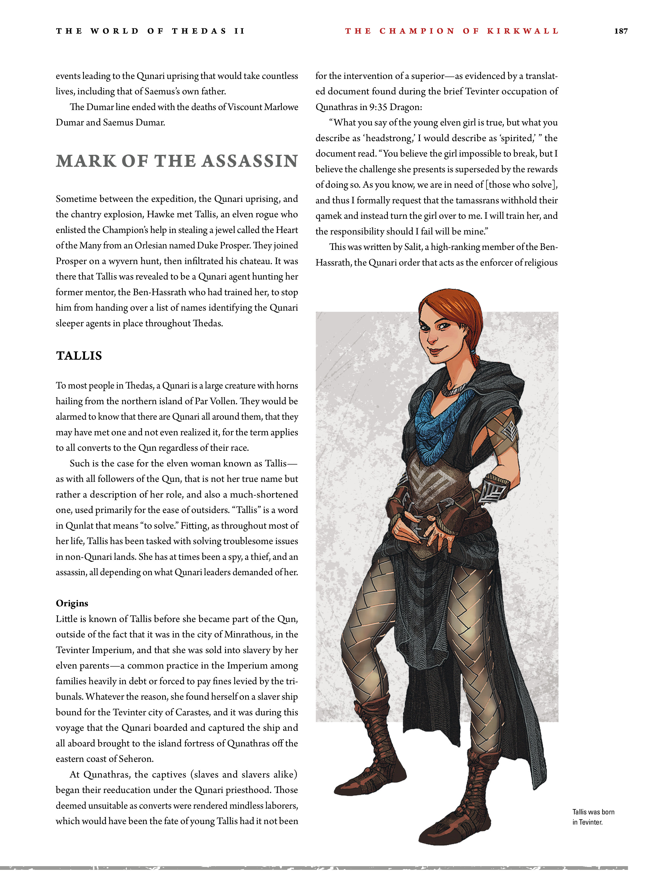 Read online Dragon Age: The World of Thedas comic -  Issue # TPB 2 - 182