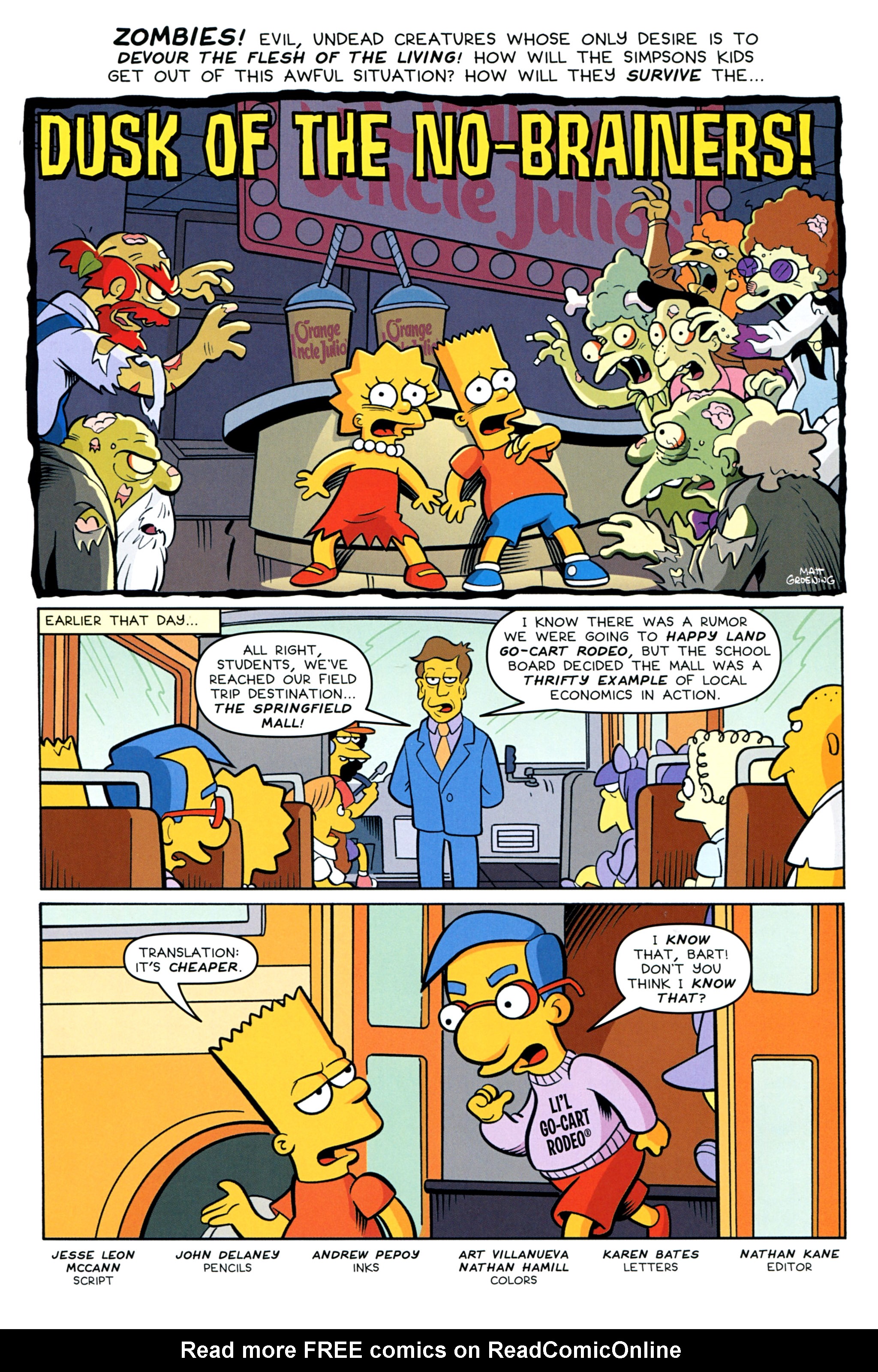 Read online Treehouse of Horror comic -  Issue #20 - 23