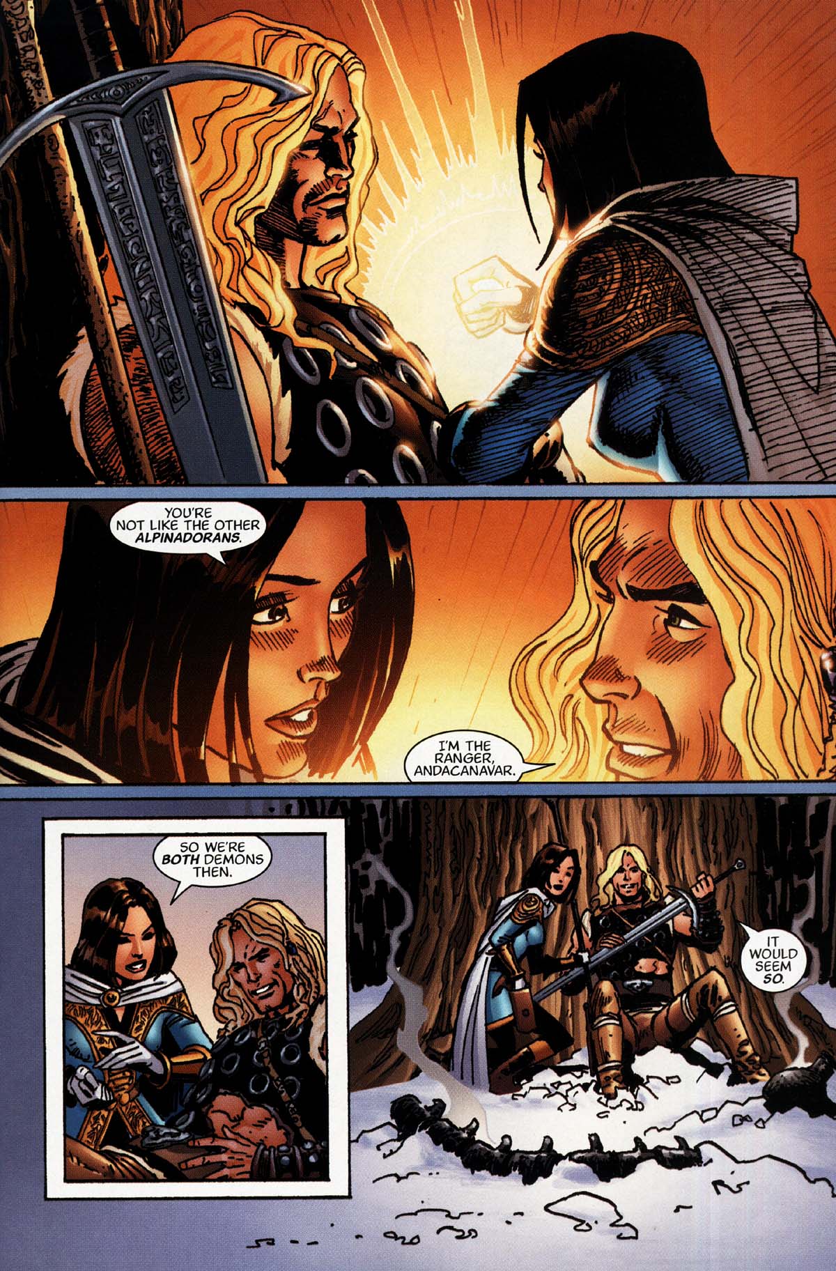 Read online R.A. Salvatore's DemonWars: Trial By Fire comic -  Issue #2 - 13