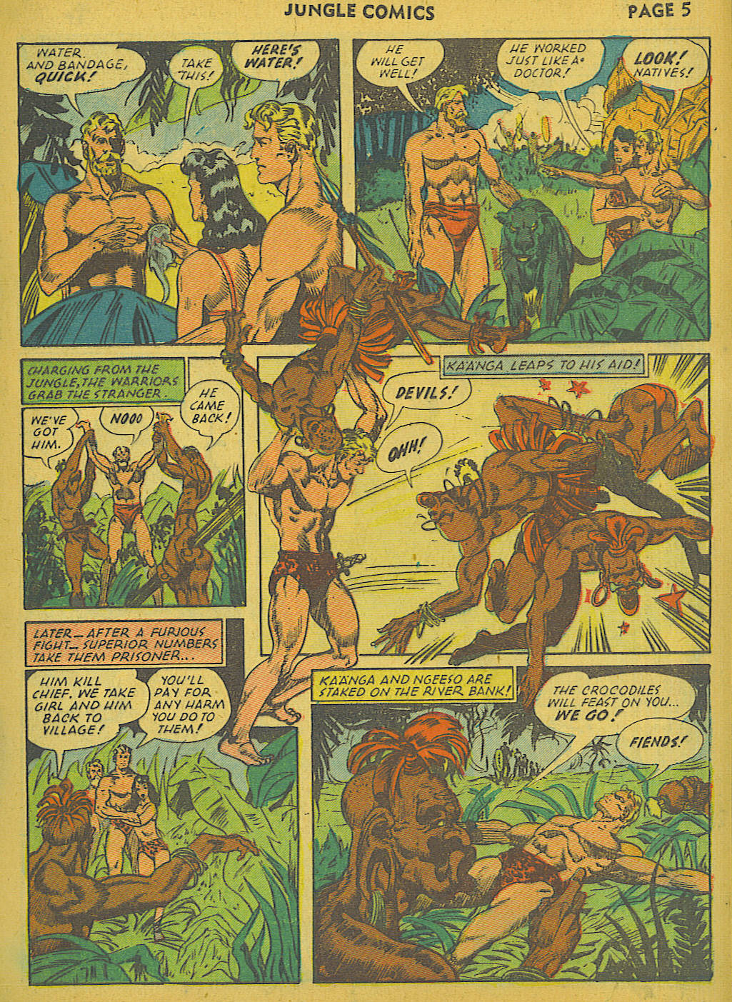 Read online Jungle Comics comic -  Issue #30 - 7