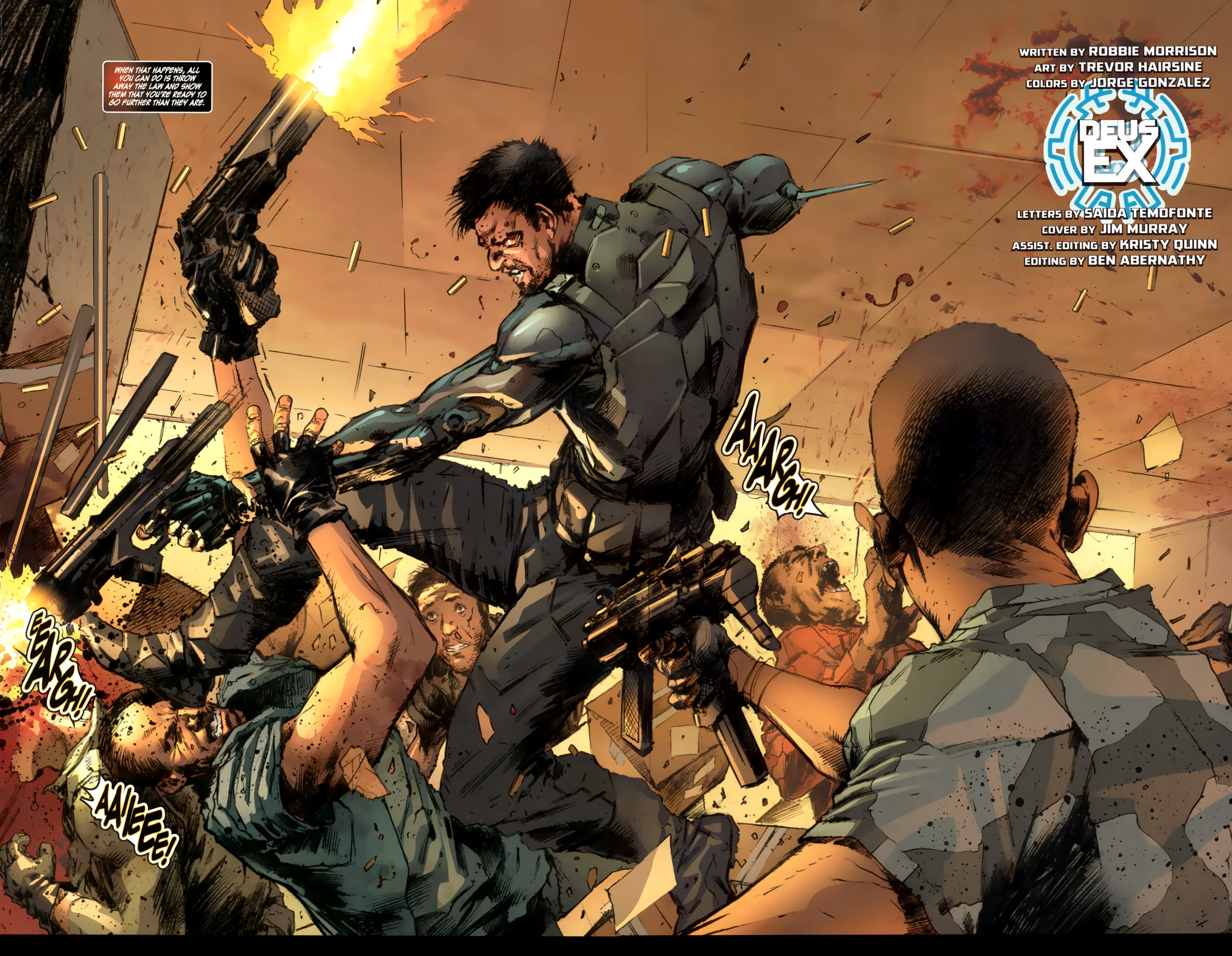 Read online Deus Ex comic -  Issue #1 - 7