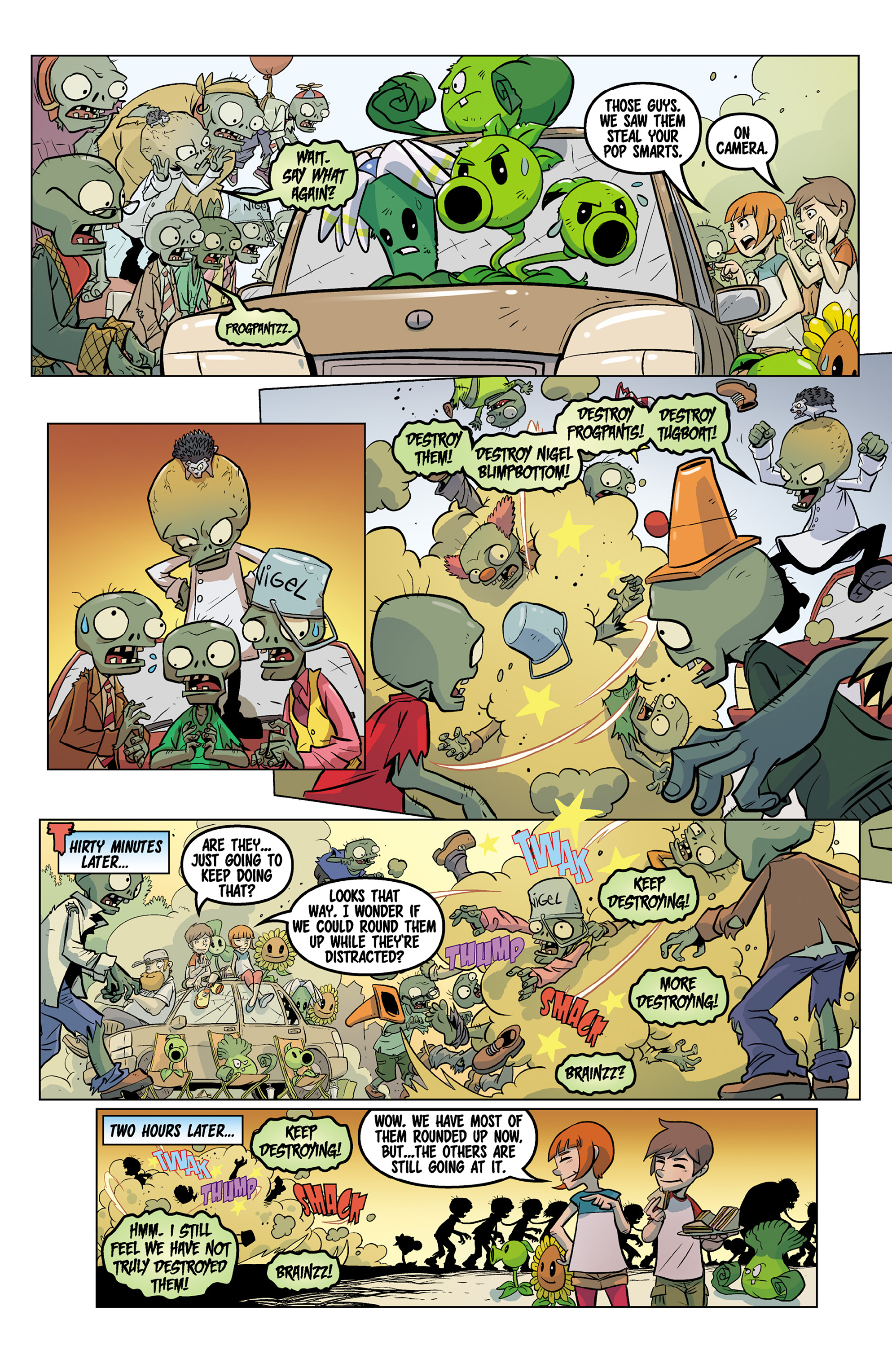 Read online Plants vs. Zombies: Grown Sweet Home comic -  Issue #6 - 21