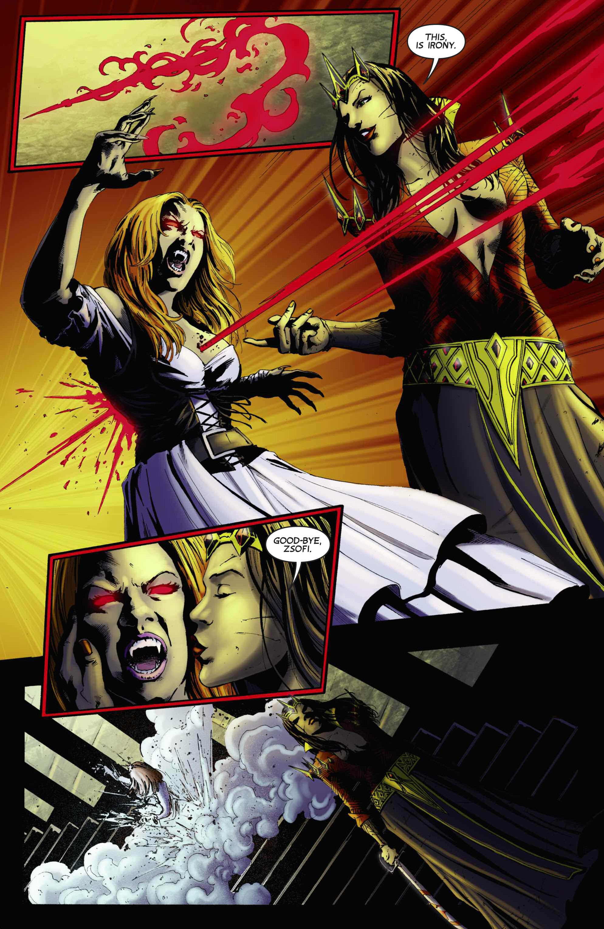 Read online Blood Queen Vs. Dracula comic -  Issue #3 - 18