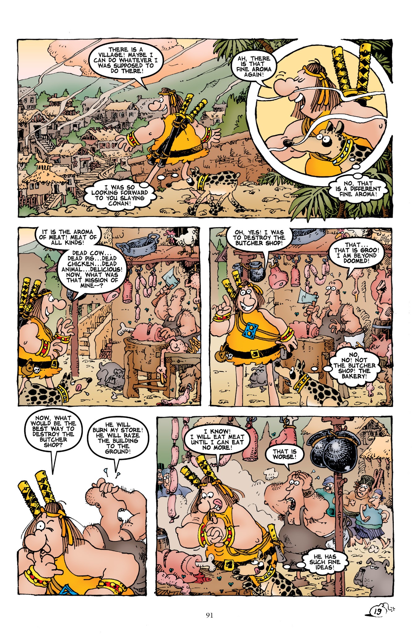 Read online Groo vs. Conan comic -  Issue # TPB - 93