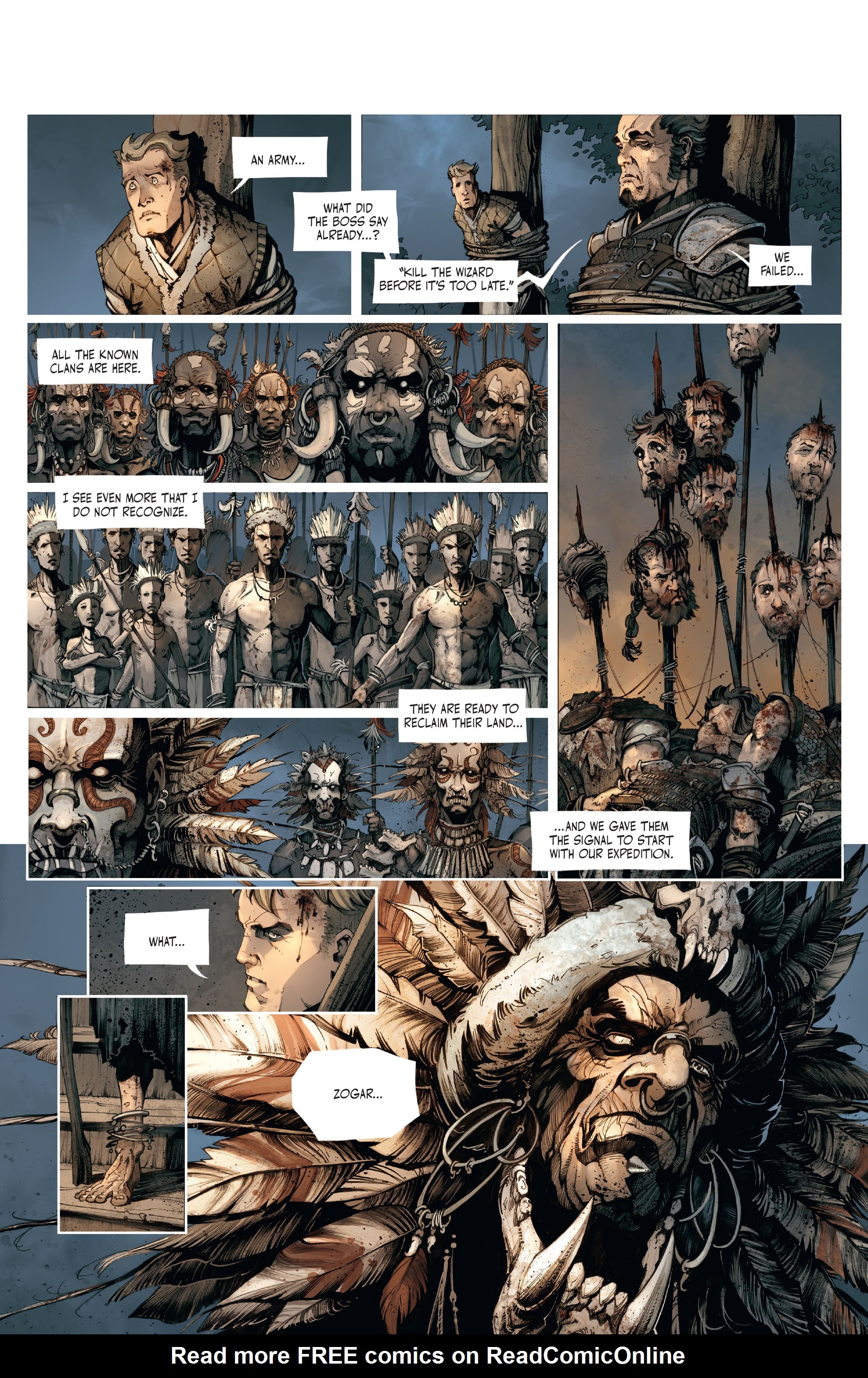 Read online The Cimmerian: Beyond The Black River comic -  Issue #1 - 17