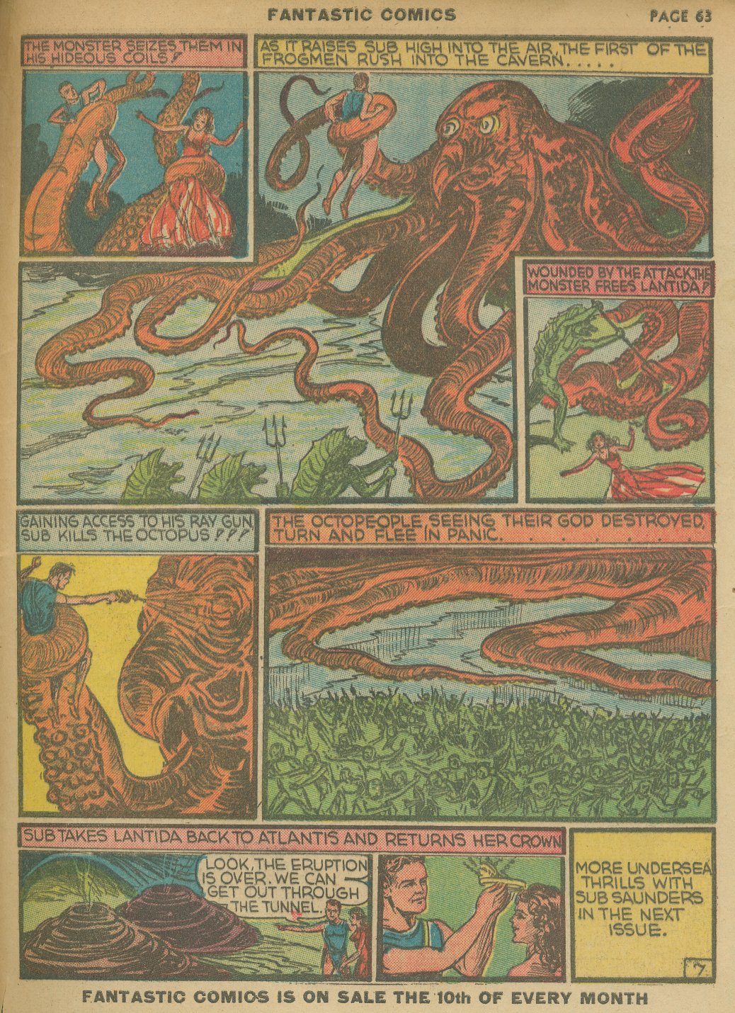 Read online Fantastic Comics comic -  Issue #8 - 65