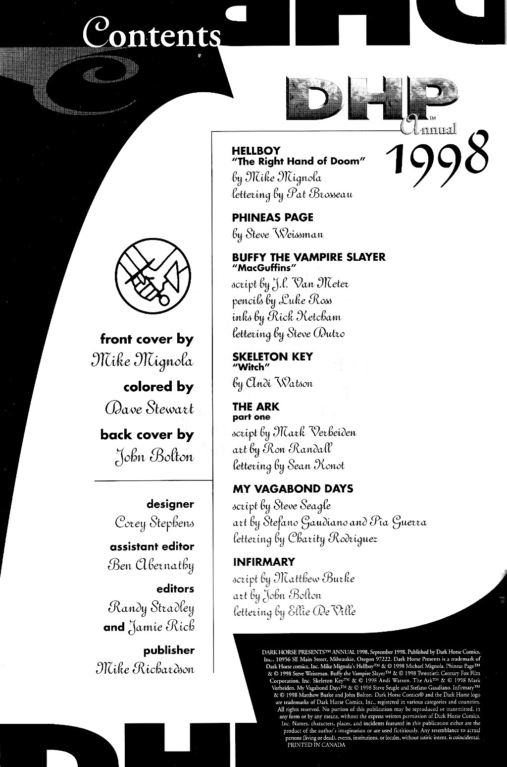 Read online Dark Horse Presents (1986) comic -  Issue # _Annual 1998 - 2