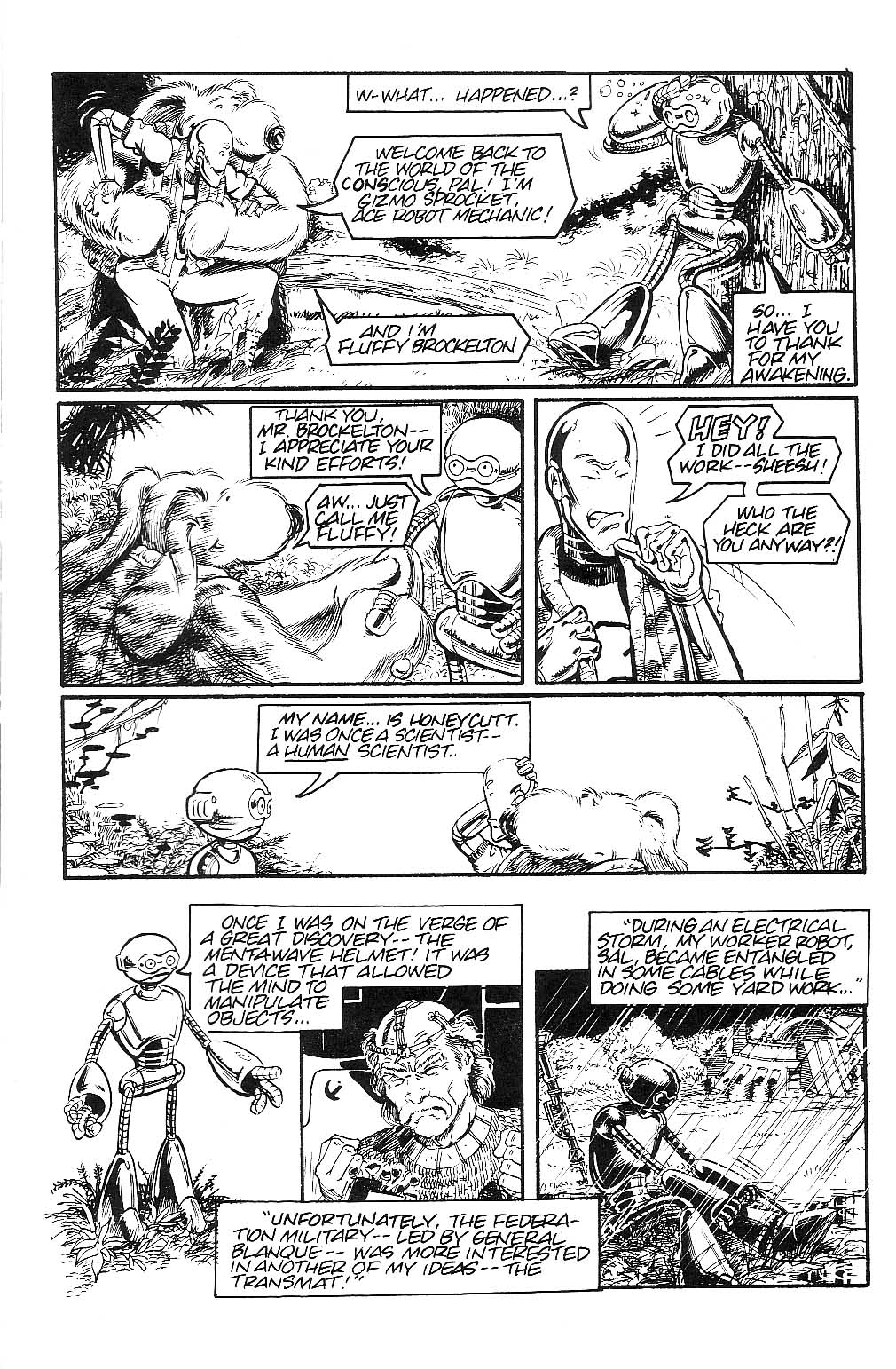 Read online Gizmo and the Fugitoid comic -  Issue #1 - 17