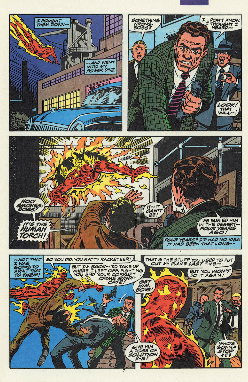 Read online The Saga of the Original Human Torch comic -  Issue #4 - 6