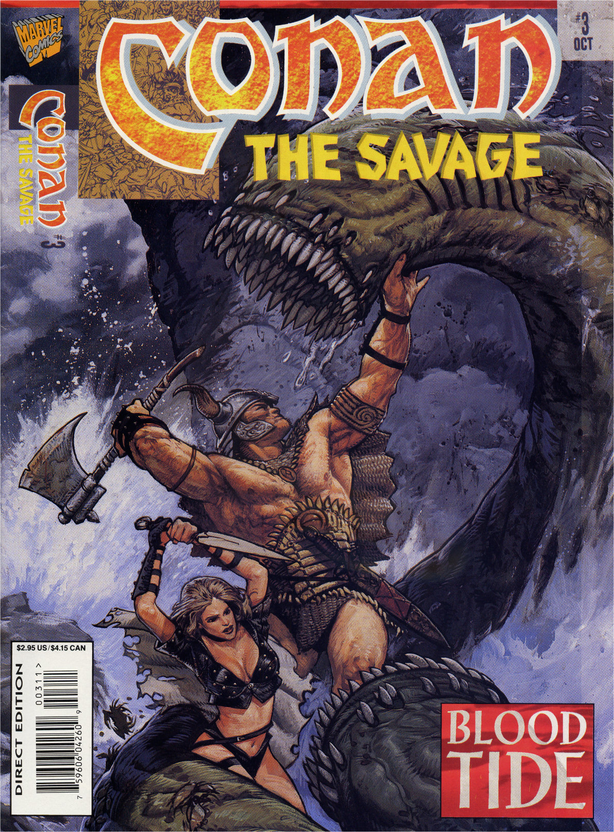Read online Conan the Savage comic -  Issue #3 - 1