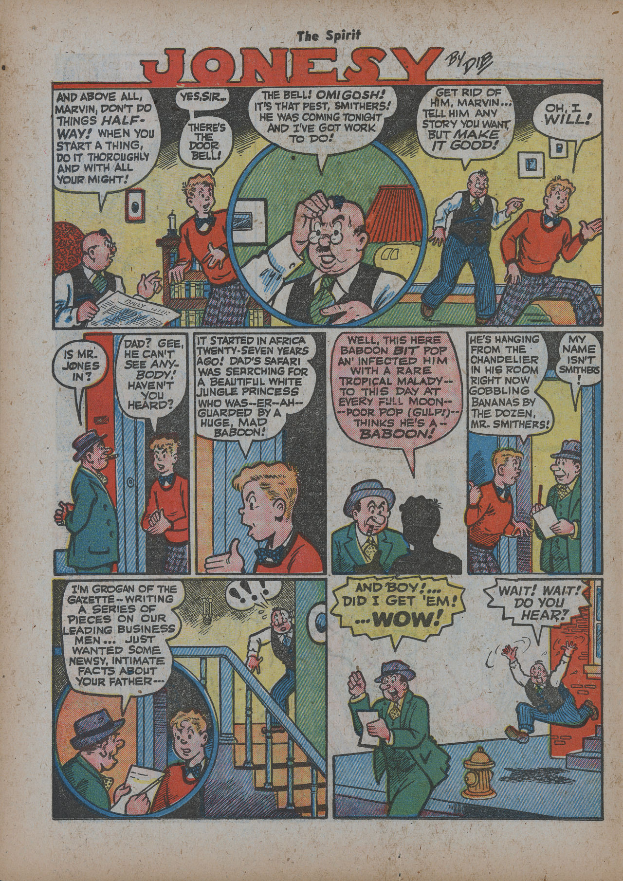 Read online The Spirit (1944) comic -  Issue #13 - 34