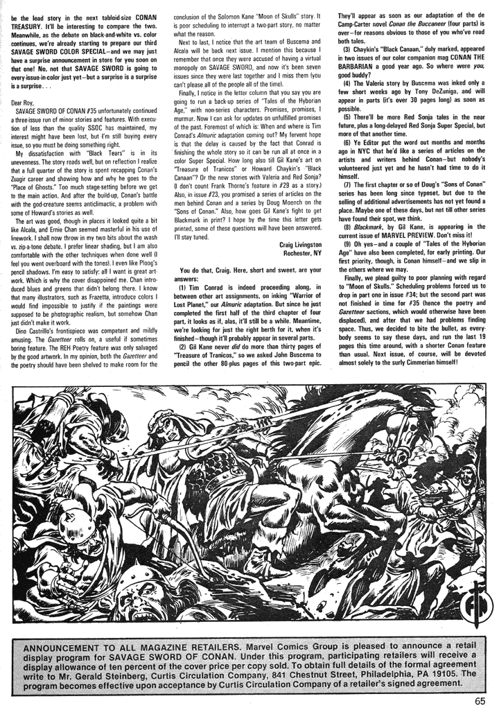 The Savage Sword Of Conan issue 39 - Page 64