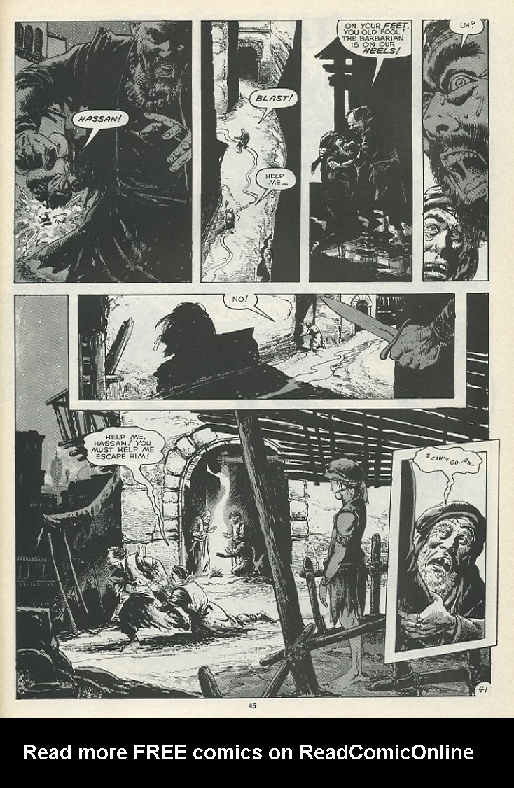 Read online The Savage Sword Of Conan comic -  Issue #165 - 47