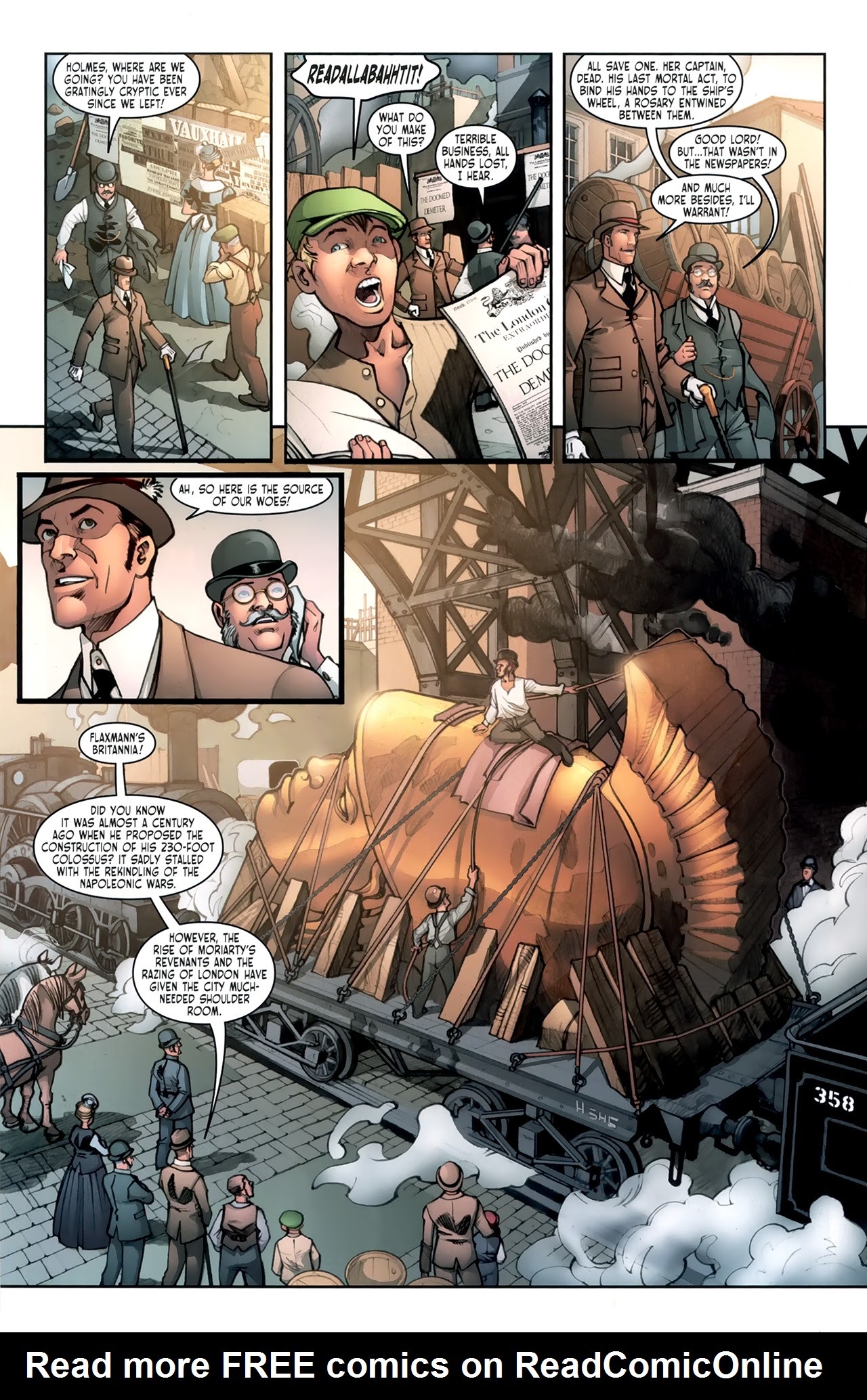 Read online Victorian Undead (2011) comic -  Issue #1 - 7