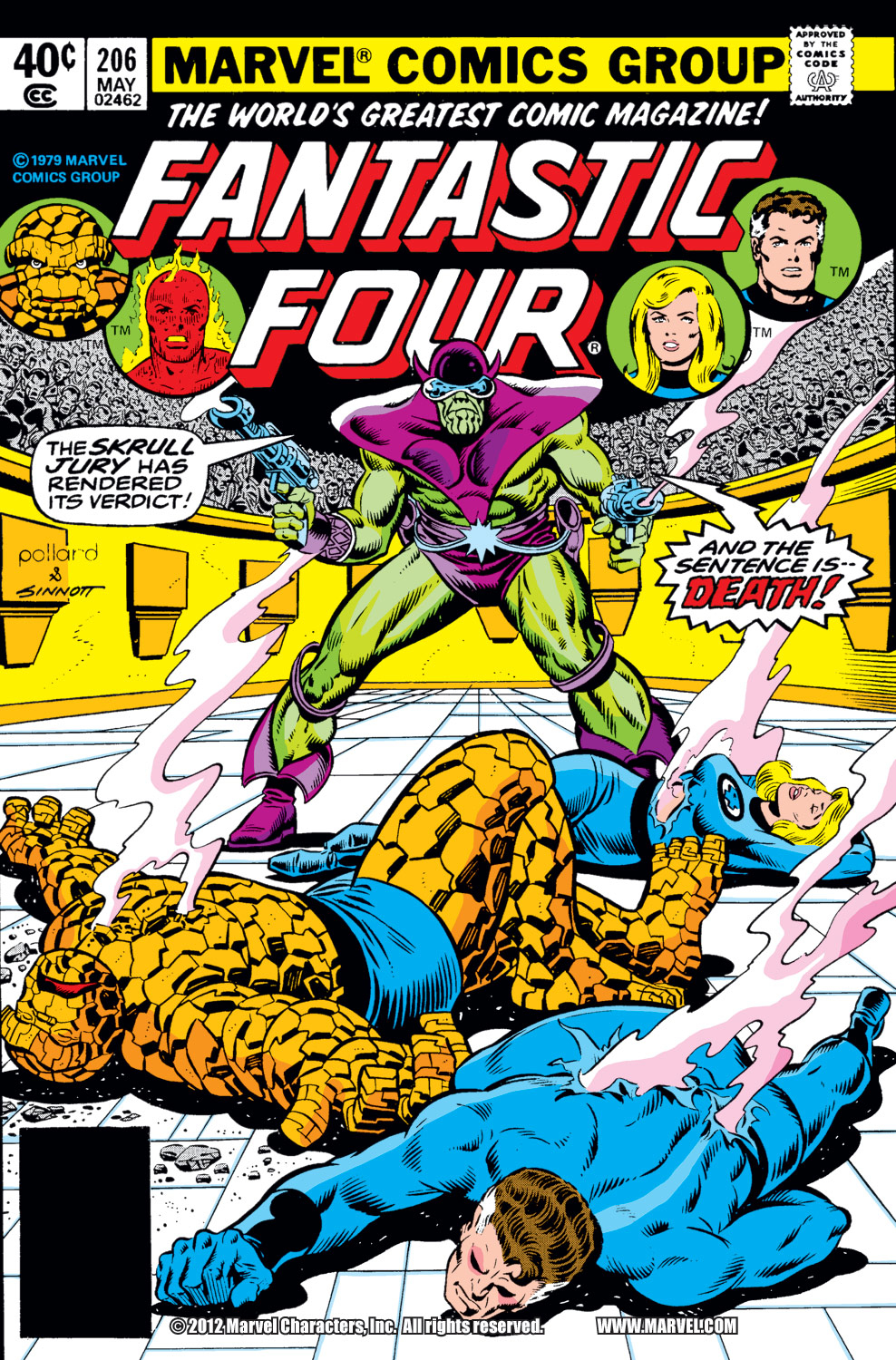 Read online Fantastic Four (1961) comic -  Issue #206 - 1
