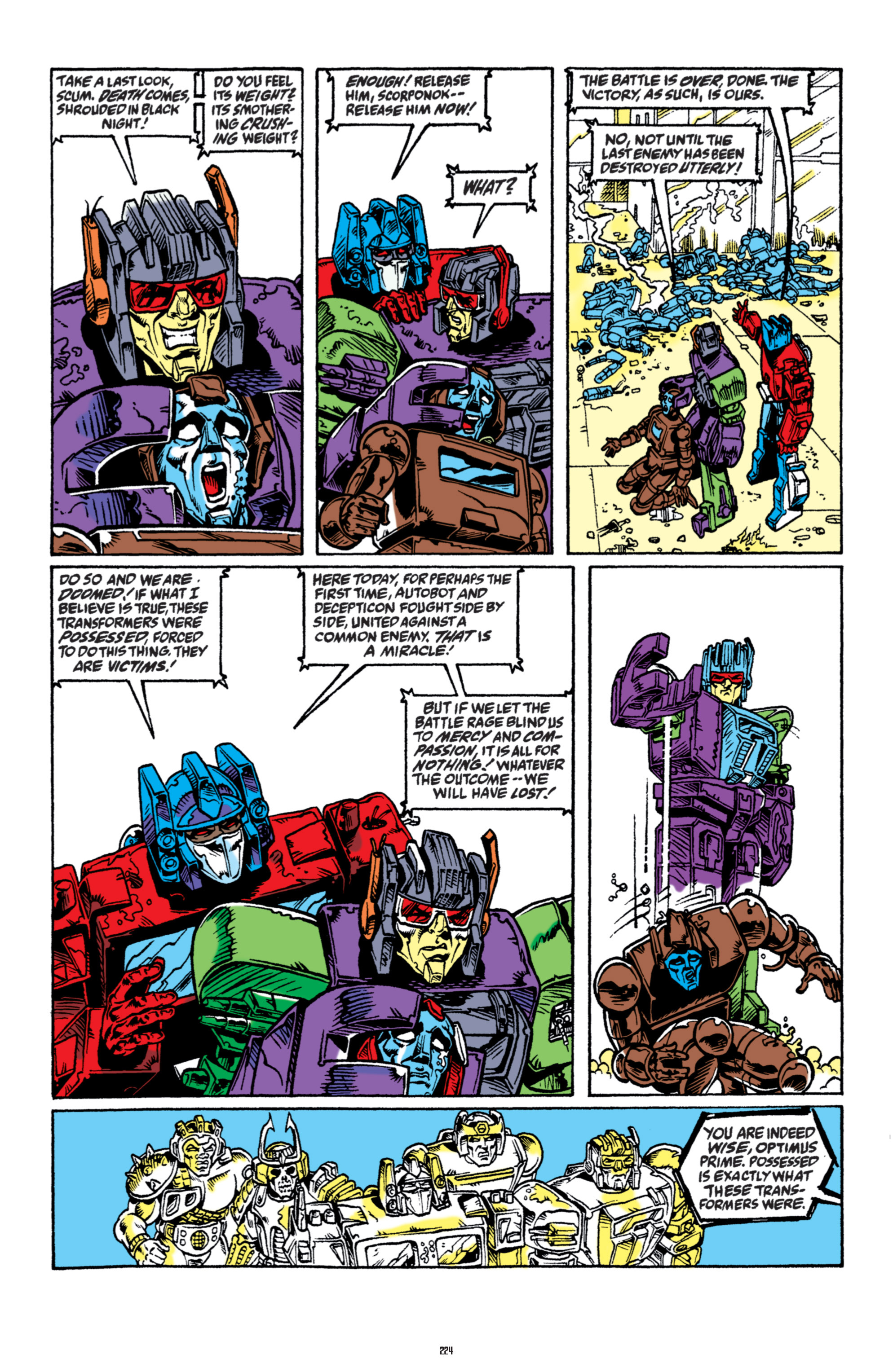 Read online The Transformers Classics comic -  Issue # TPB 6 - 222