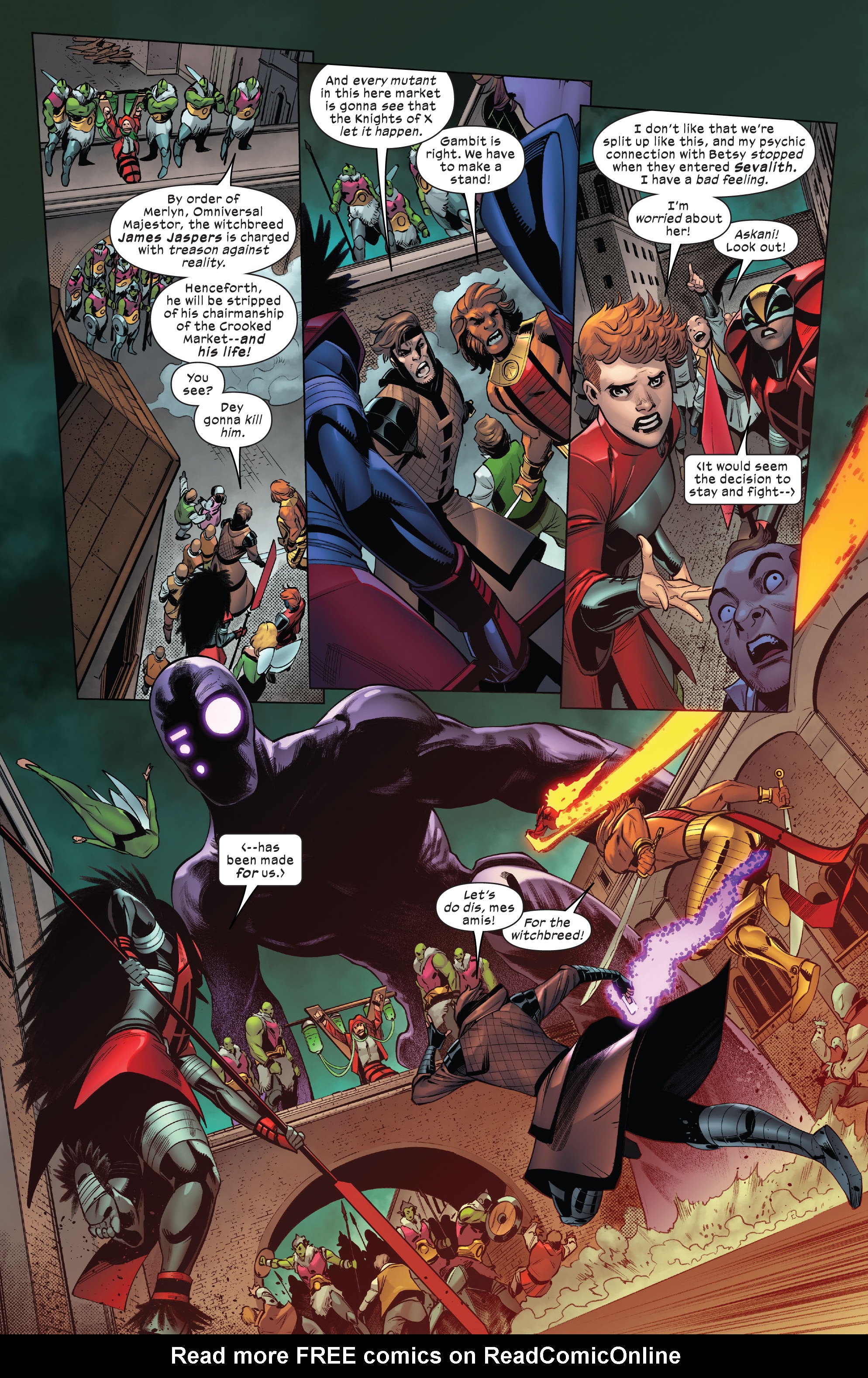 Read online Knights of X comic -  Issue #3 - 7