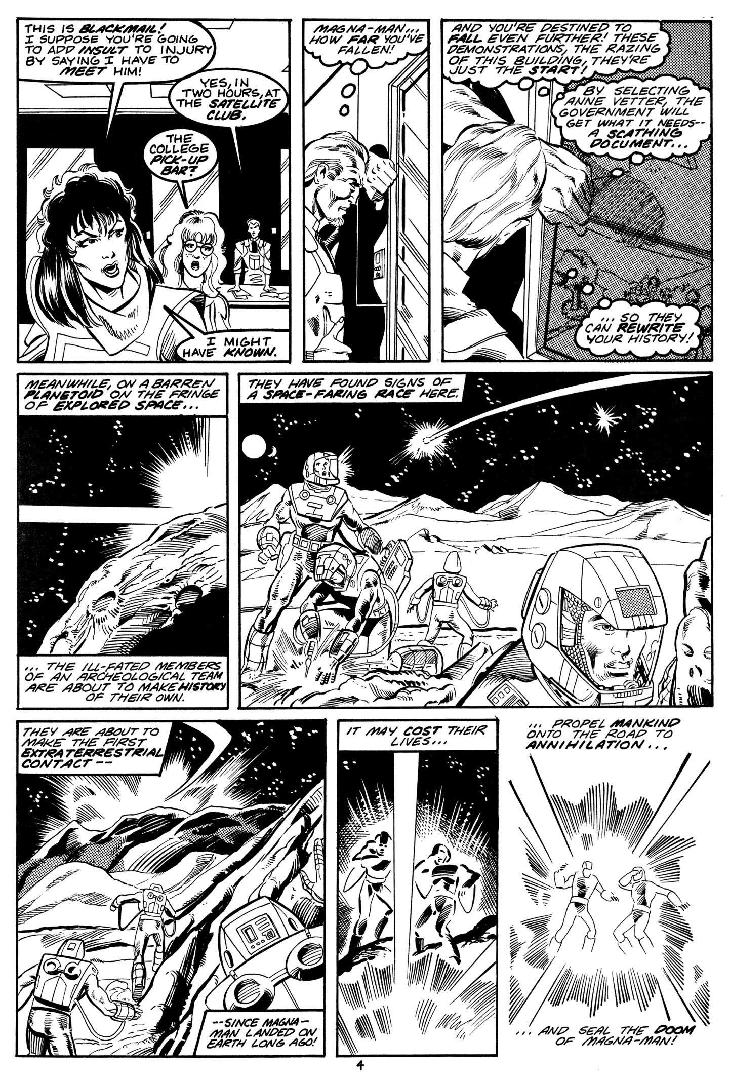 Read online Magna-Man: The Last Superhero comic -  Issue #1 - 5