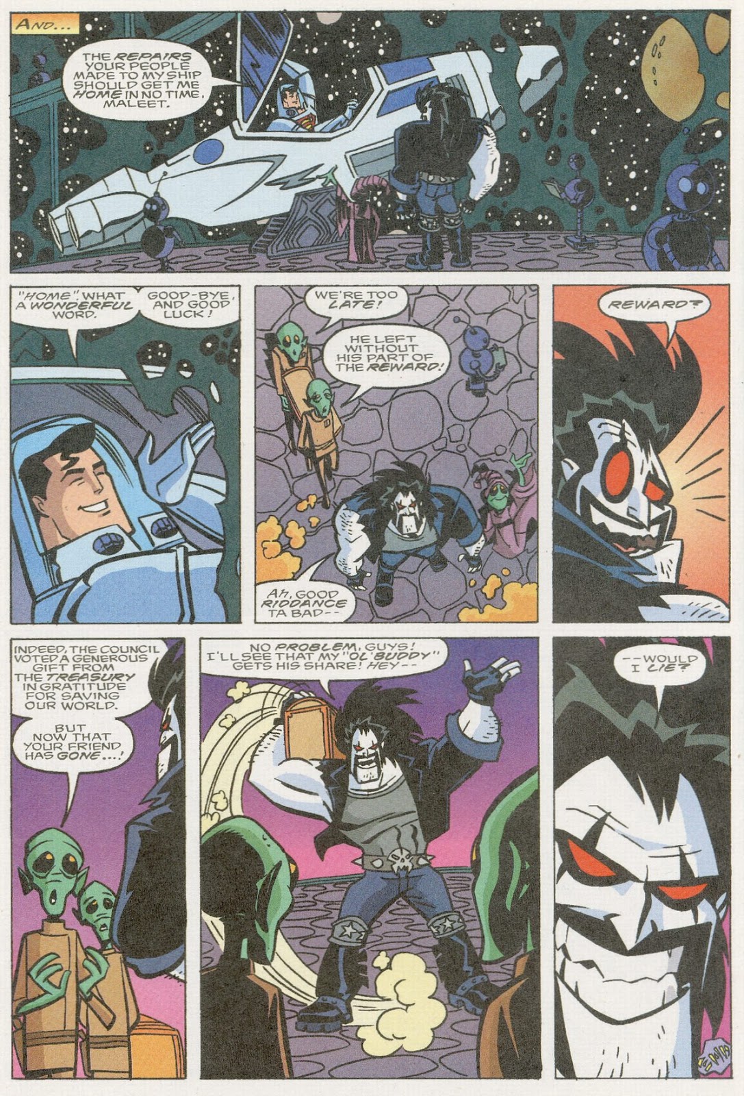 <{ $series->title }} issue Special - Superman vs Lobo - Page 42