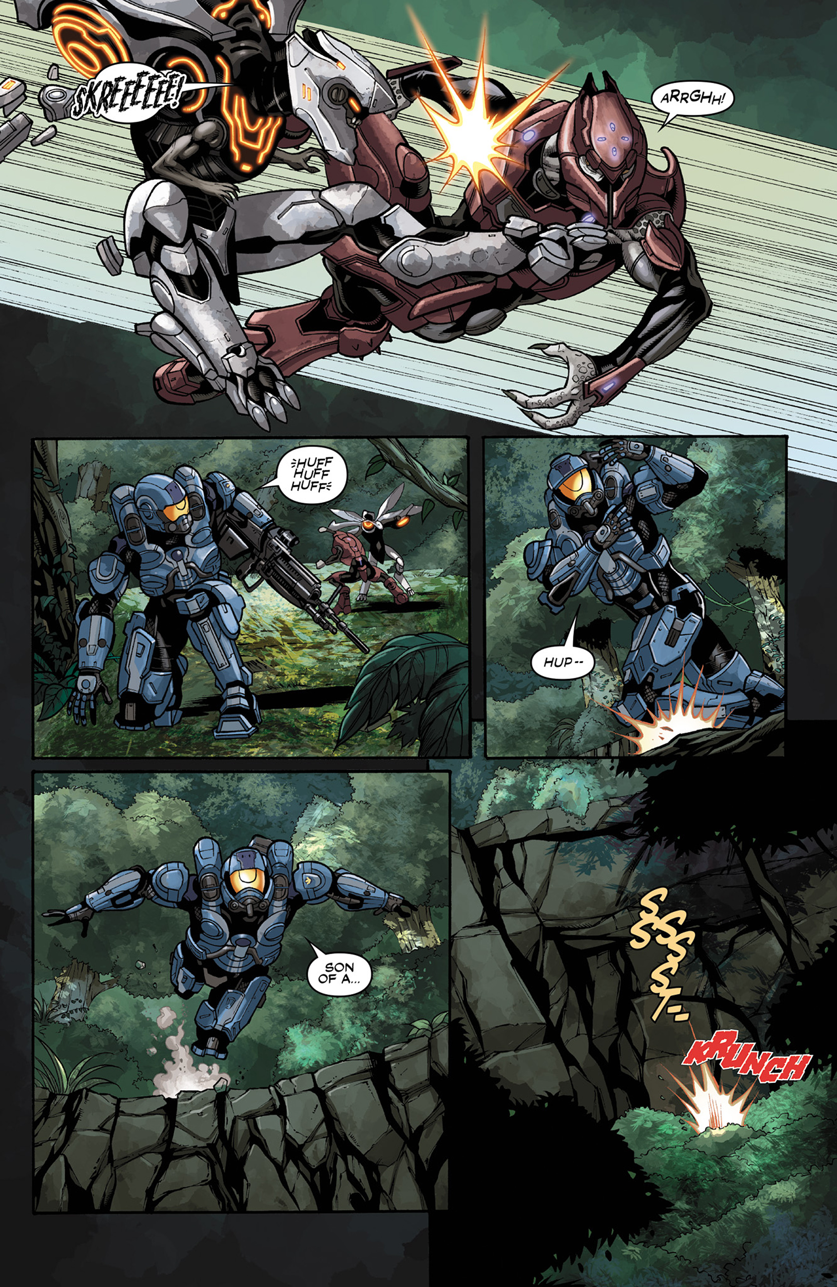 Read online Halo: Escalation comic -  Issue #15 - 12