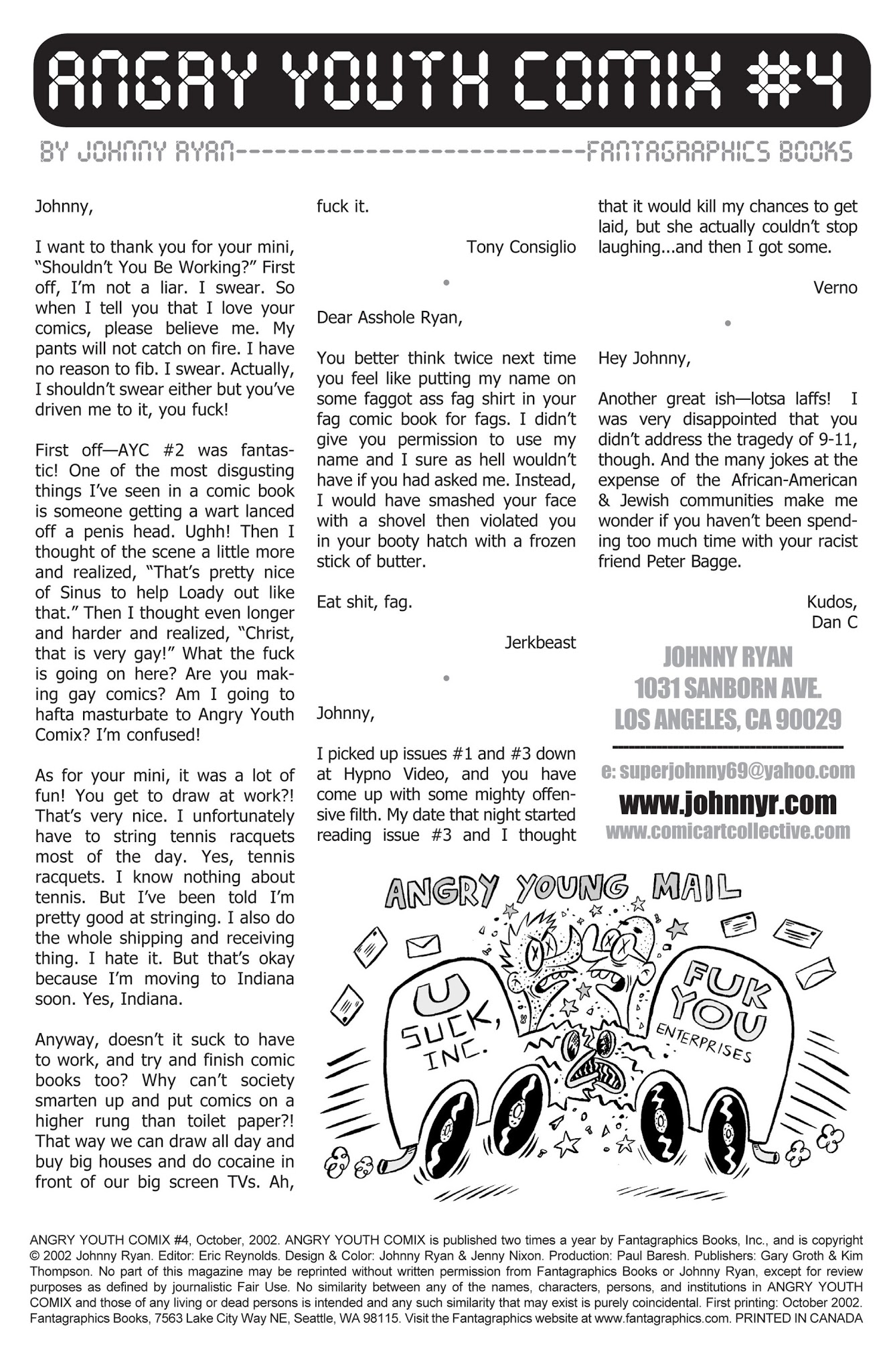 Read online Angry Youth Comix comic -  Issue #4 - 2