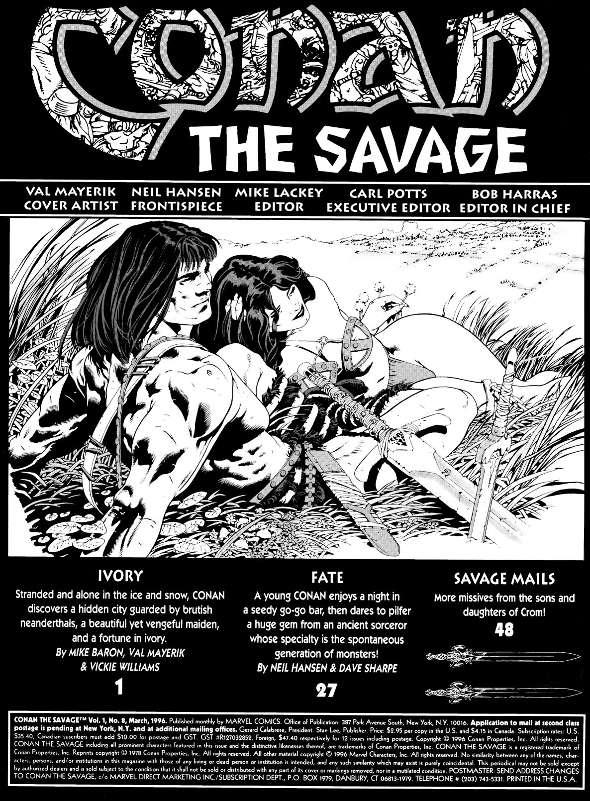 Read online Conan the Savage comic -  Issue #8 - 2