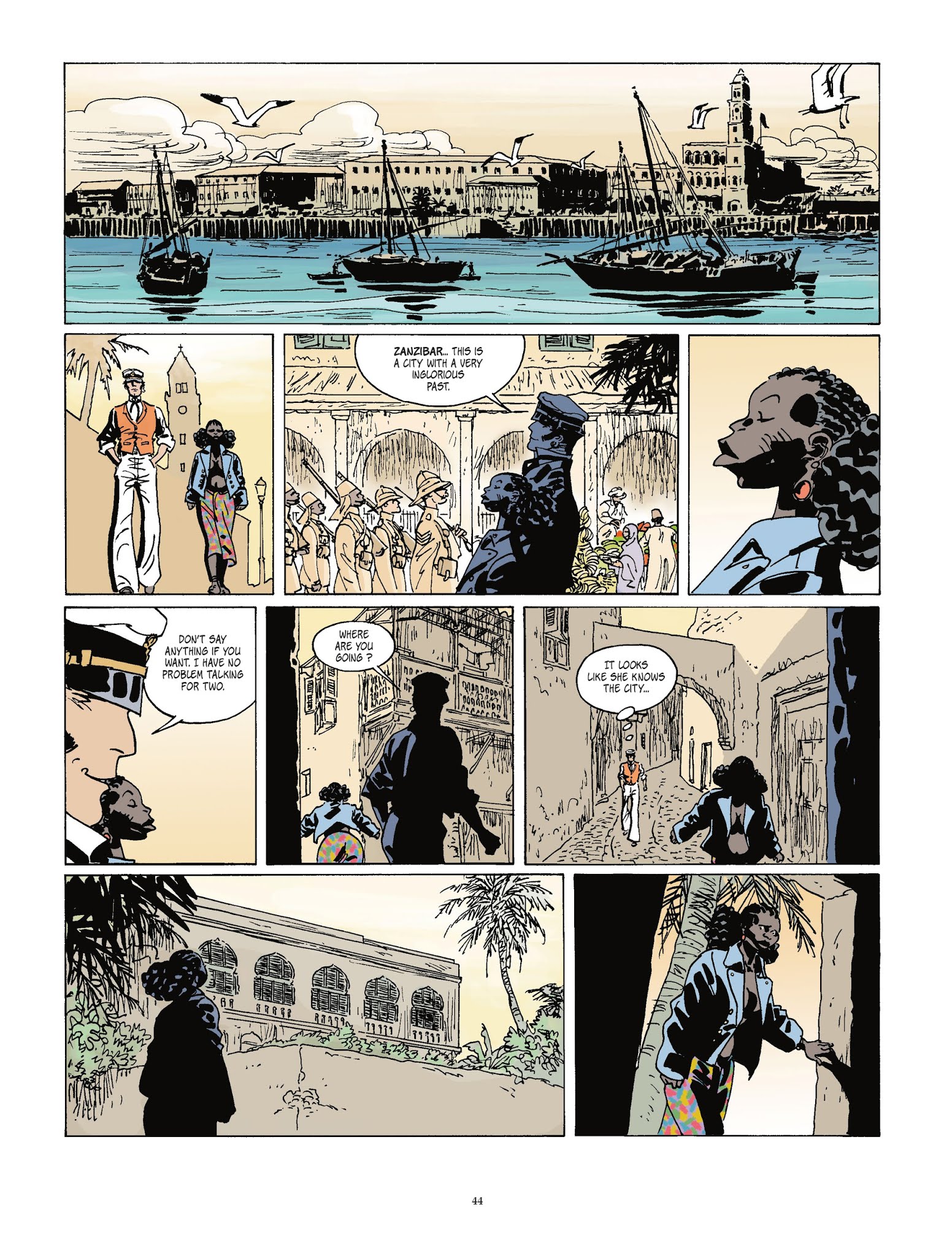 Read online Corto Maltese [GER] comic -  Issue #16 - 44
