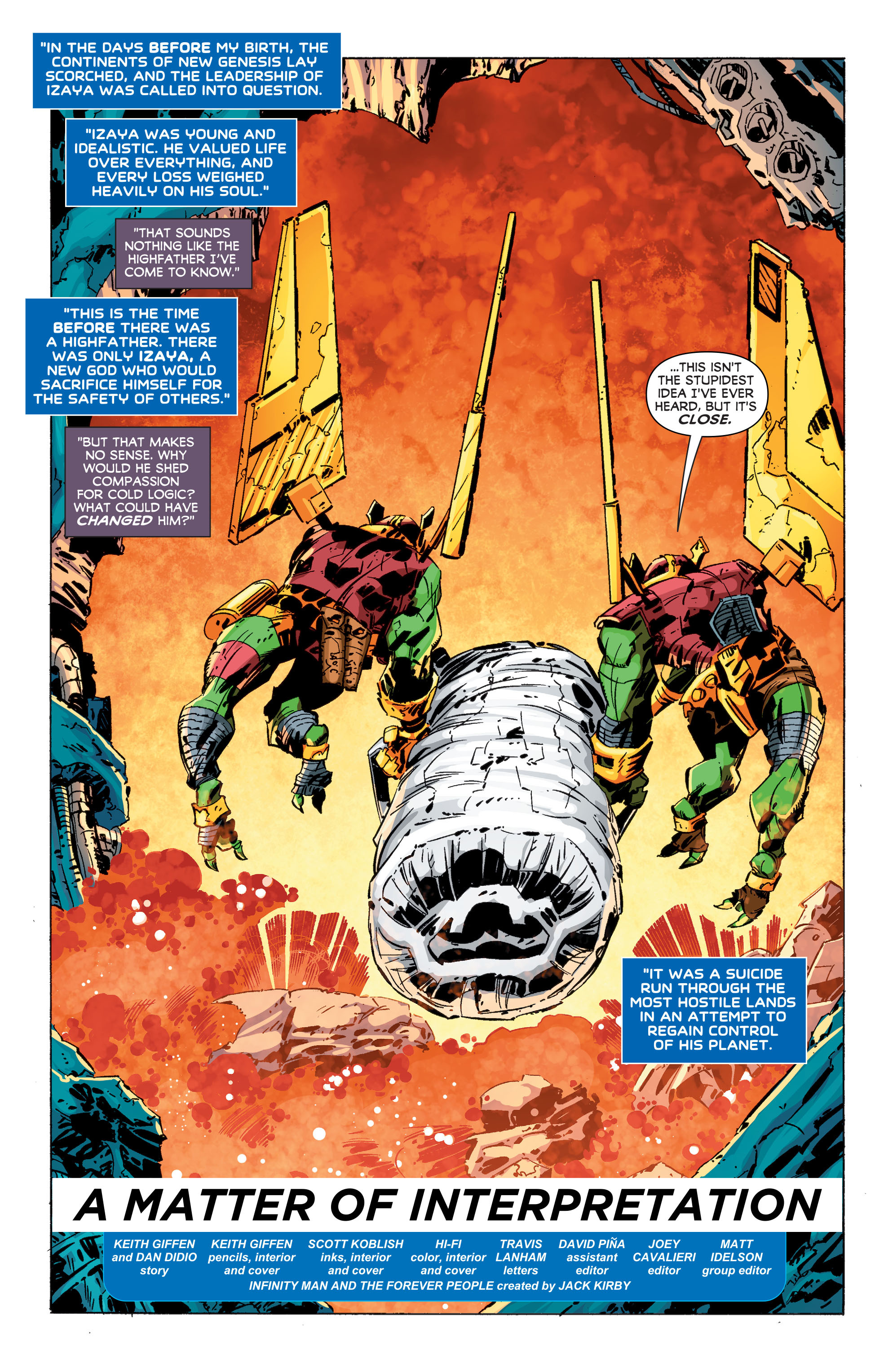 Read online Infinity Man and the Forever People comic -  Issue #9 - 3