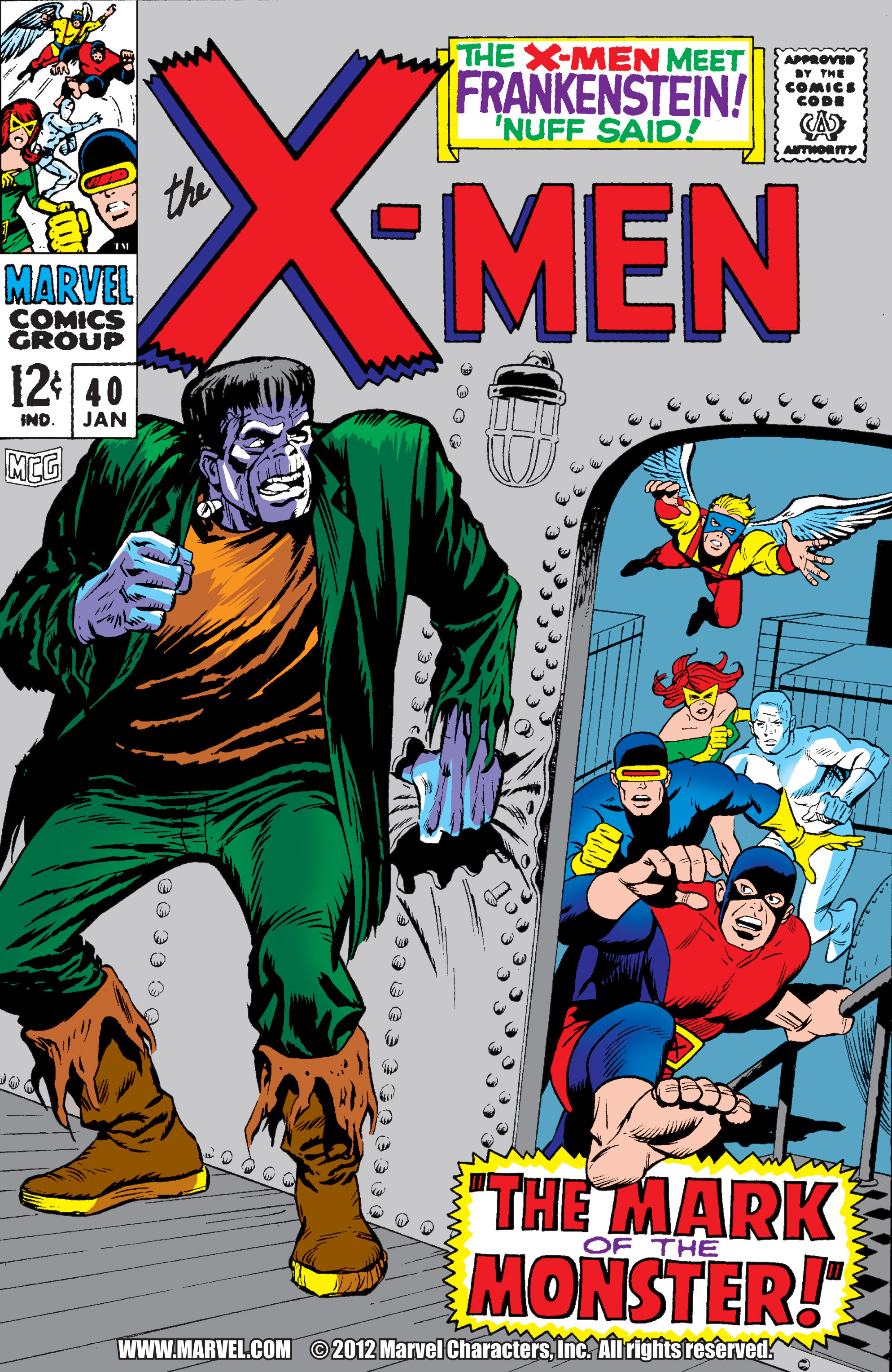 Read online Uncanny X-Men (1963) comic -  Issue #40 - 1