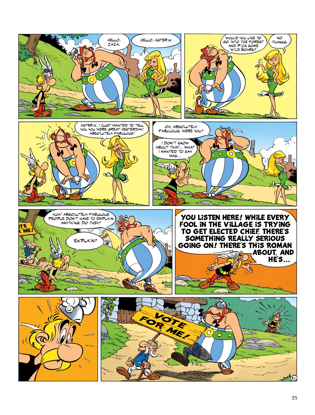 Read online Asterix comic -  Issue #21 - 36
