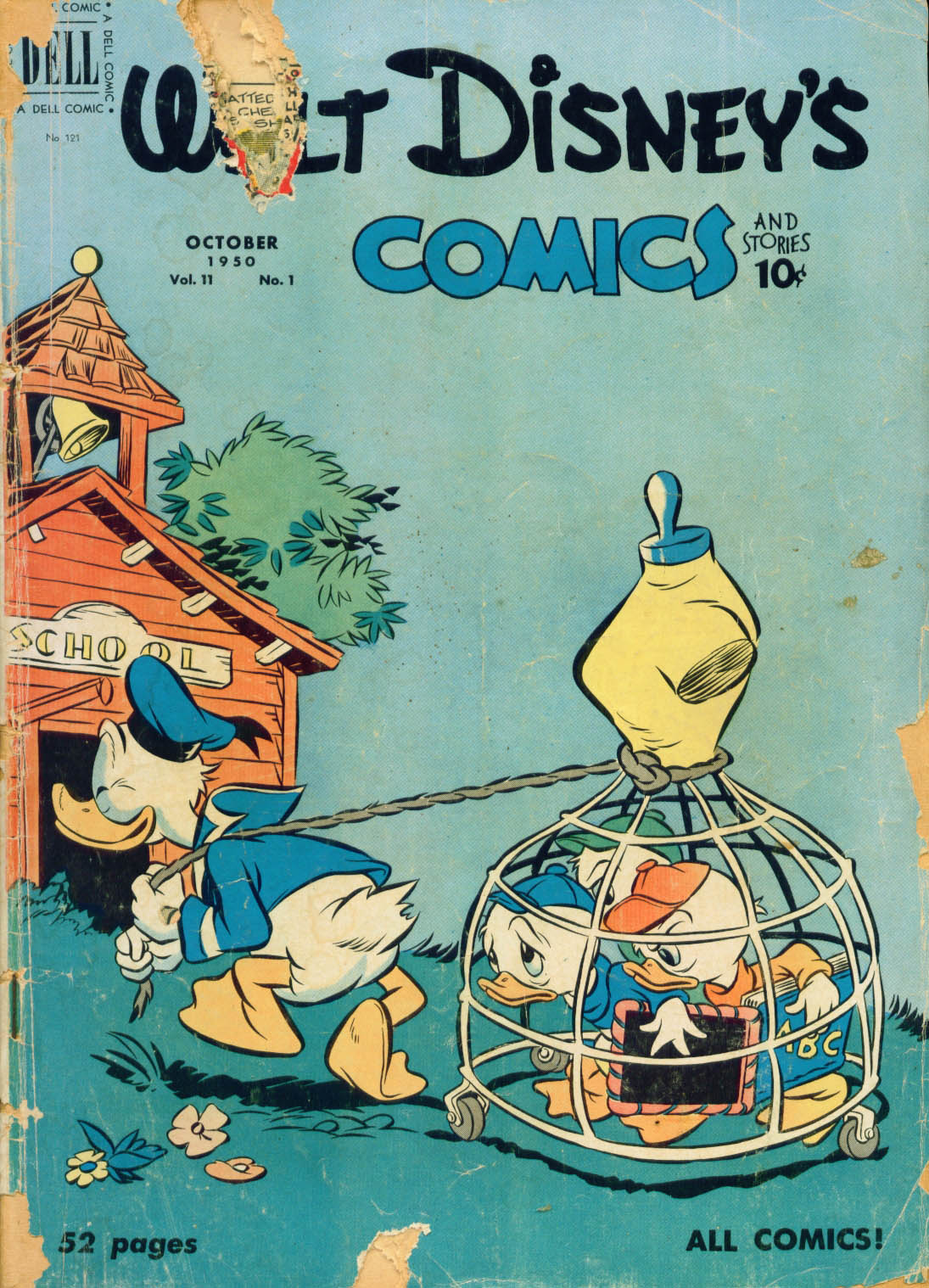 Read online Walt Disney's Comics and Stories comic -  Issue #121 - 1