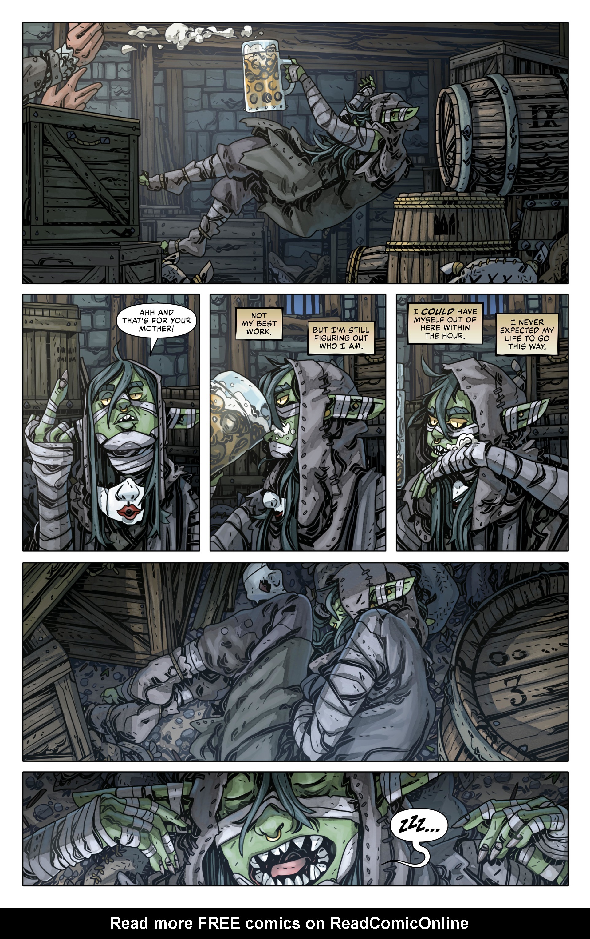 Read online Critical Role: The Mighty Nein Origins - Nott the Brave comic -  Issue # Full - 52