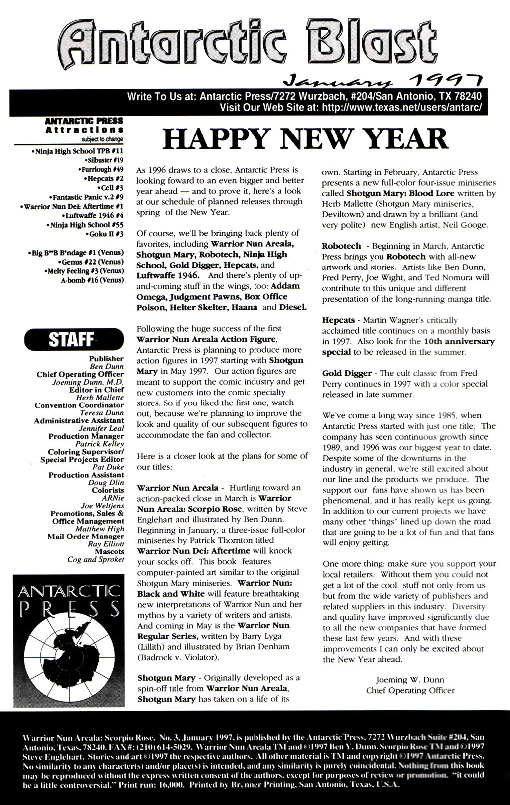 Read online Warrior Nun Areala: Scorpio Rose comic -  Issue #3 - 2