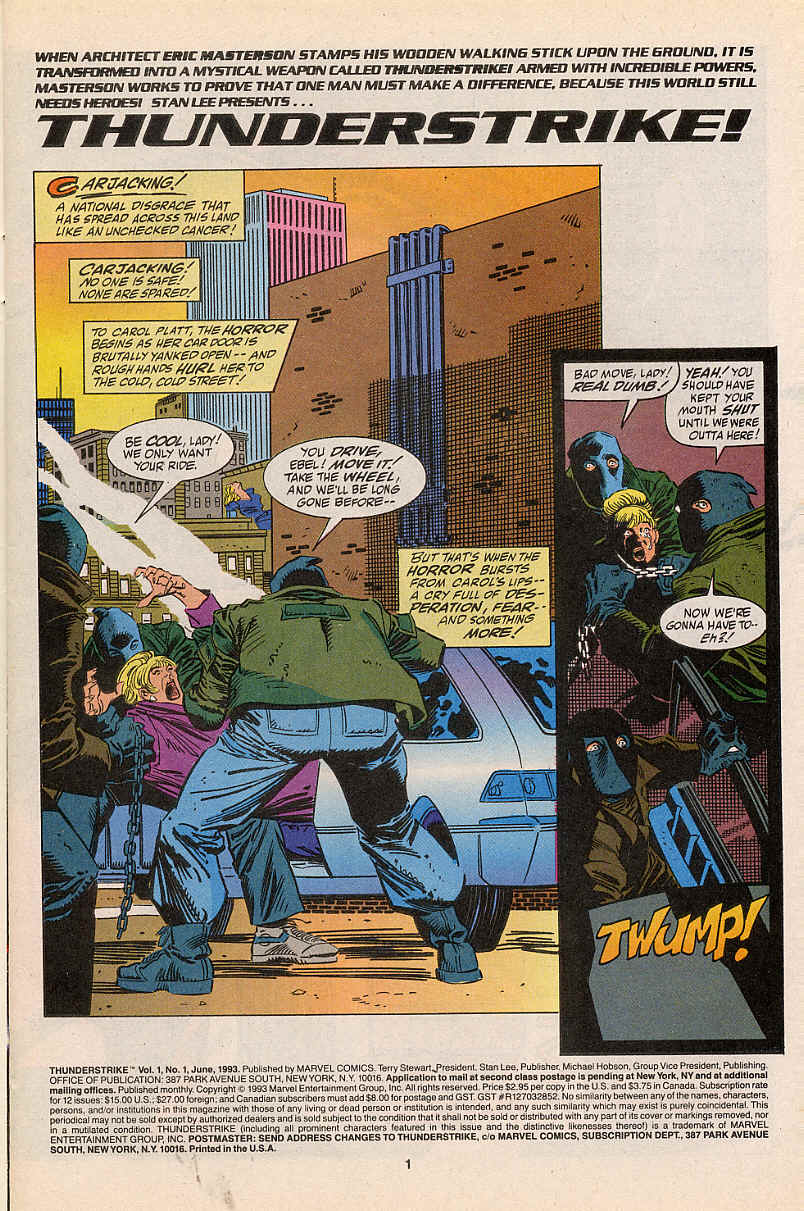 Read online Thunderstrike (1993) comic -  Issue #1 - 2