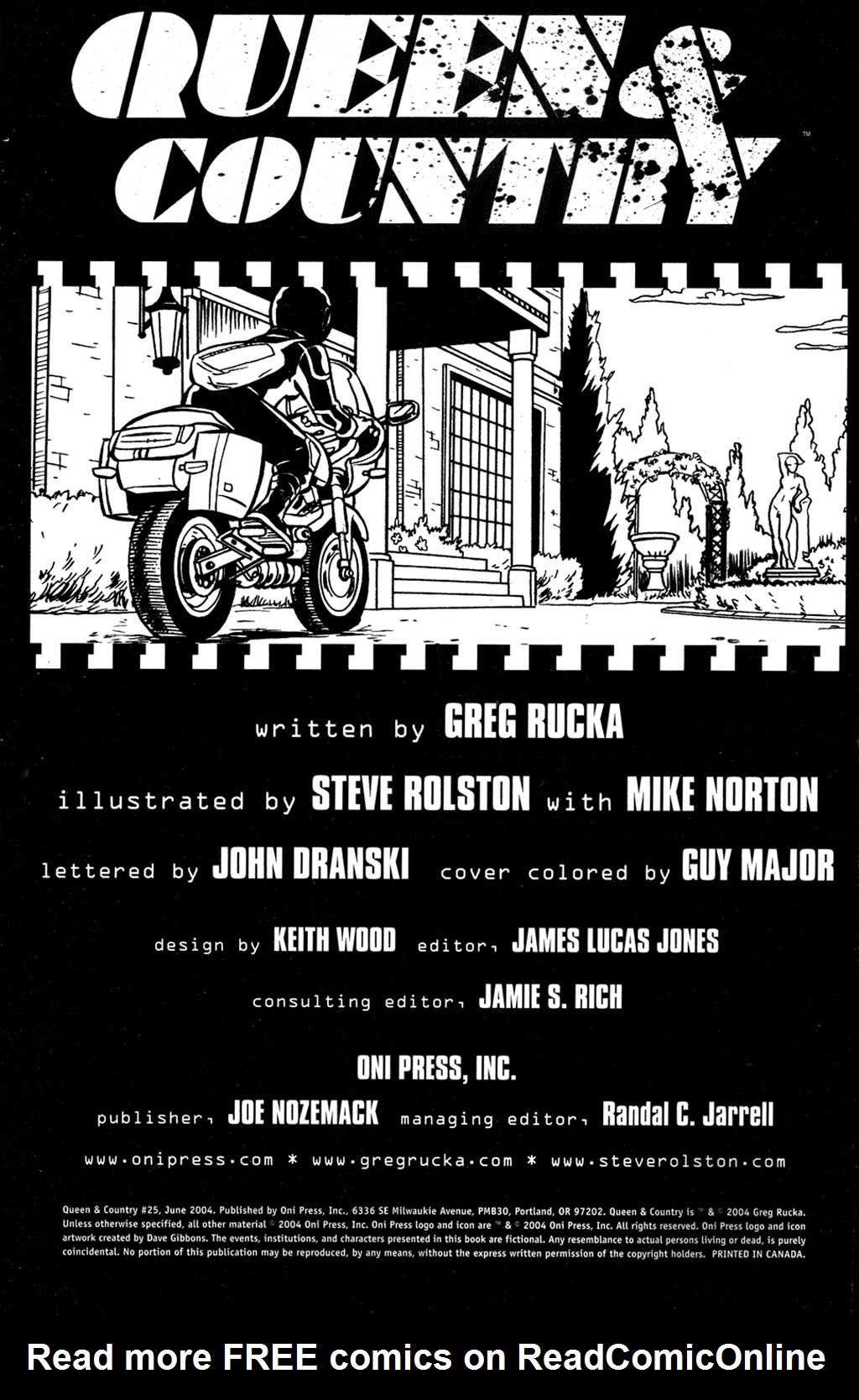 Read online Queen & Country comic -  Issue #25 - 3