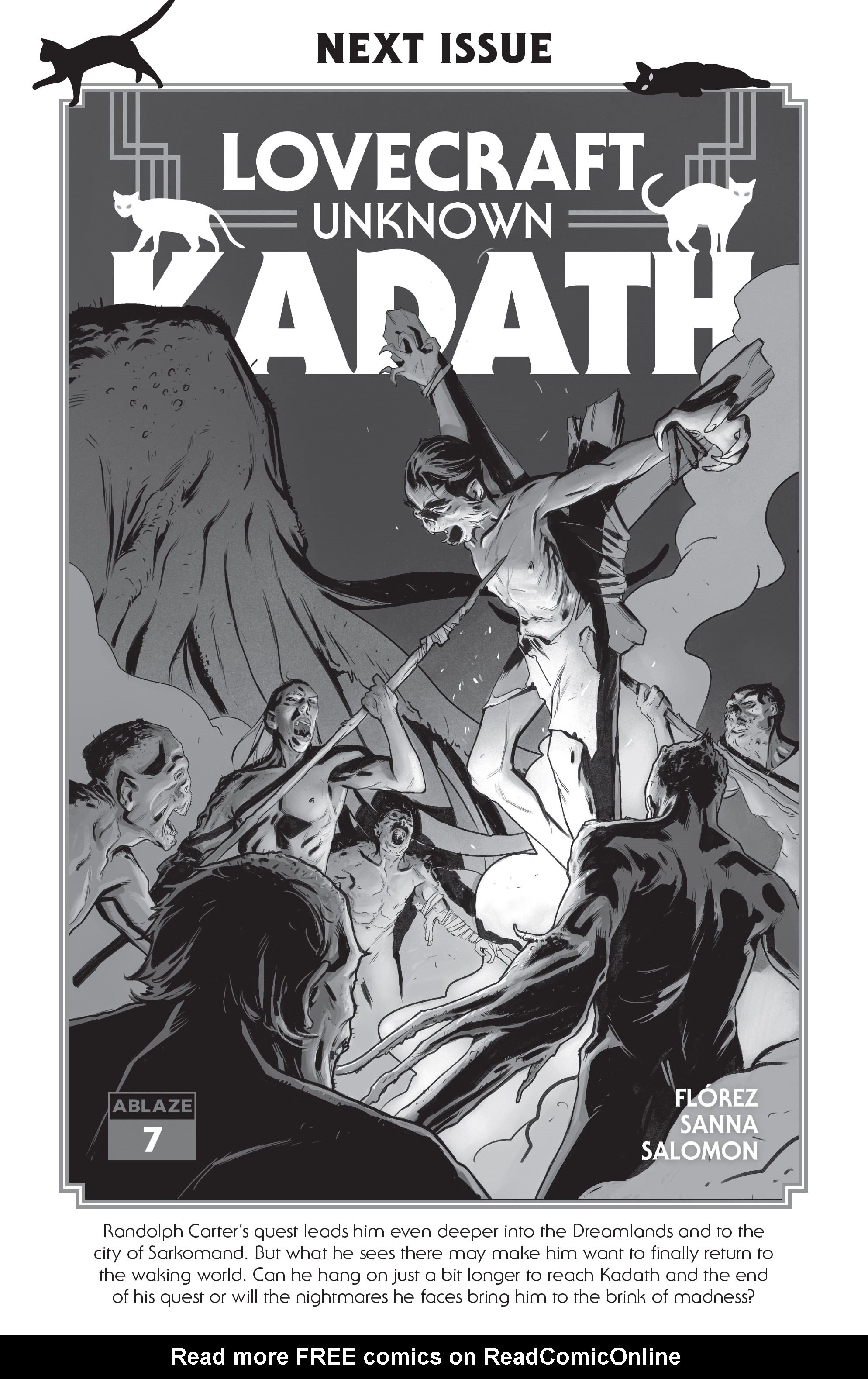 Read online Lovecraft Unknown Kadath comic -  Issue #6 - 33
