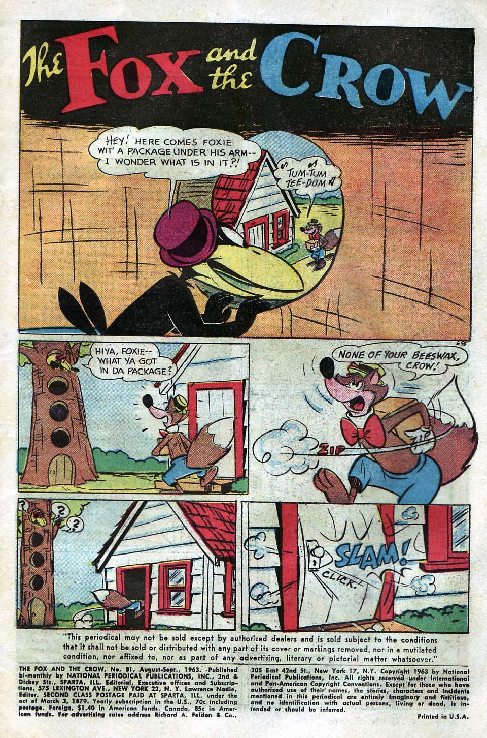 Read online The Fox and the Crow comic -  Issue #81 - 3