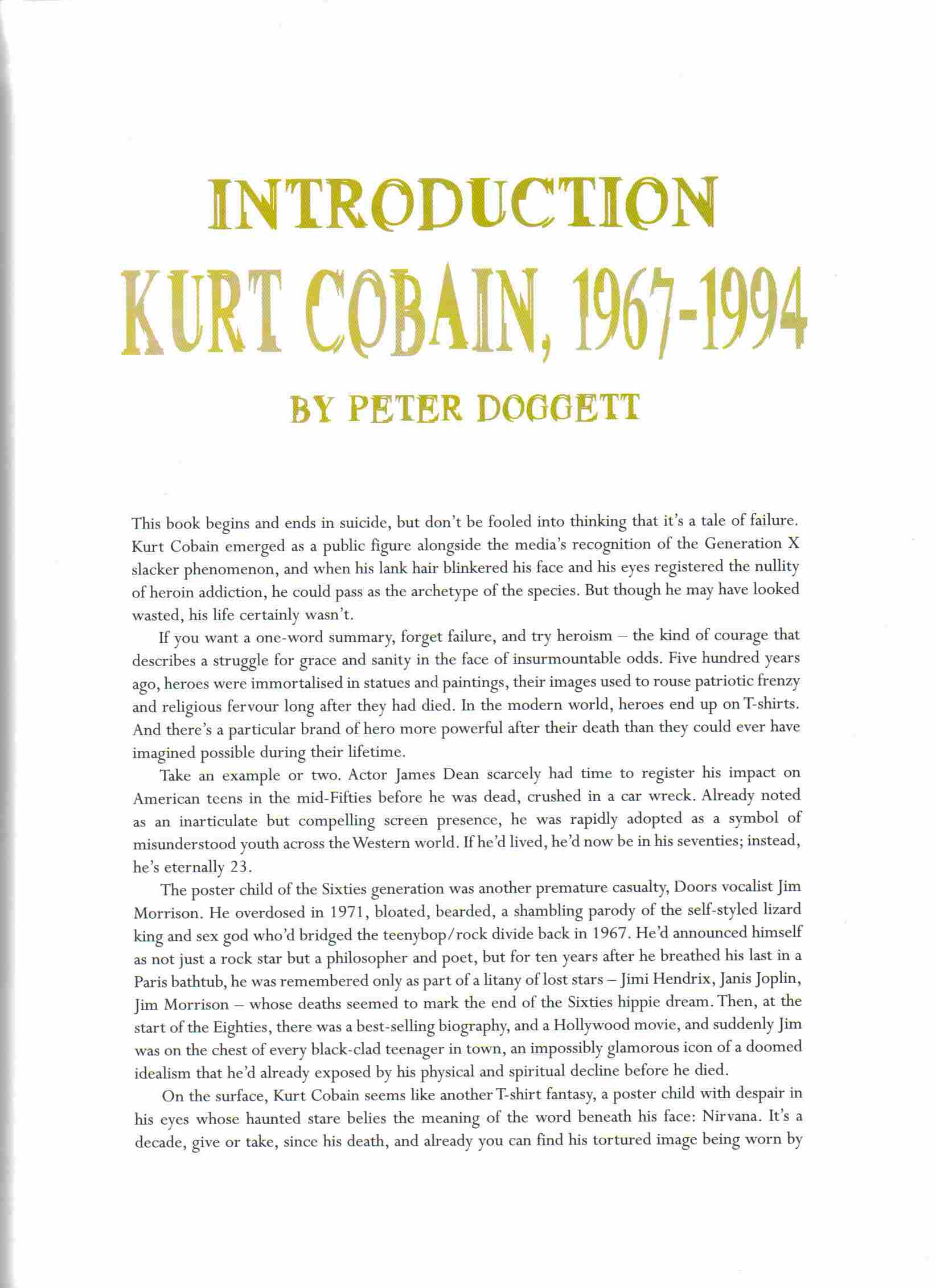 Read online GodSpeed: The Kurt Cobain Graphic comic -  Issue # TPB - 4