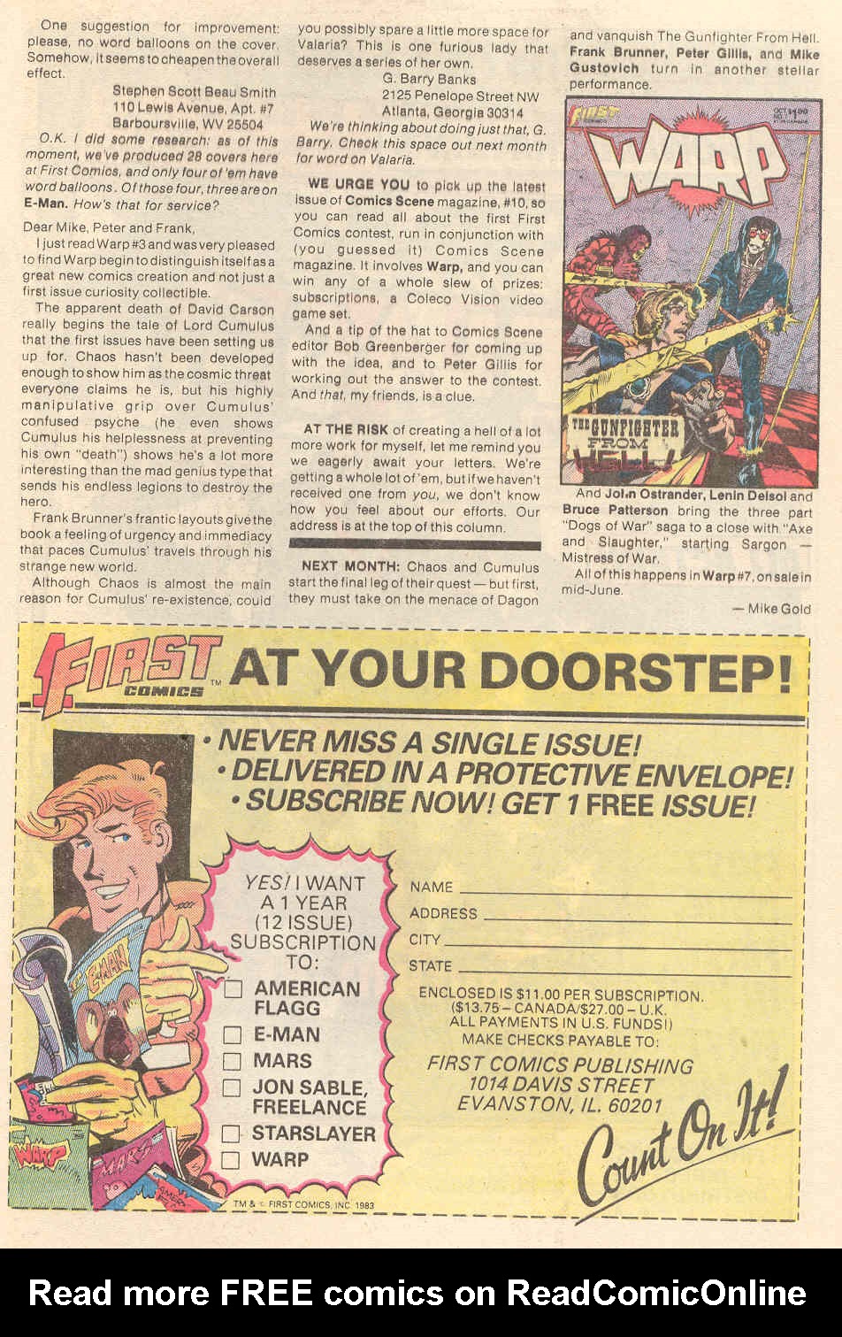 Read online Warp comic -  Issue #6 - 32