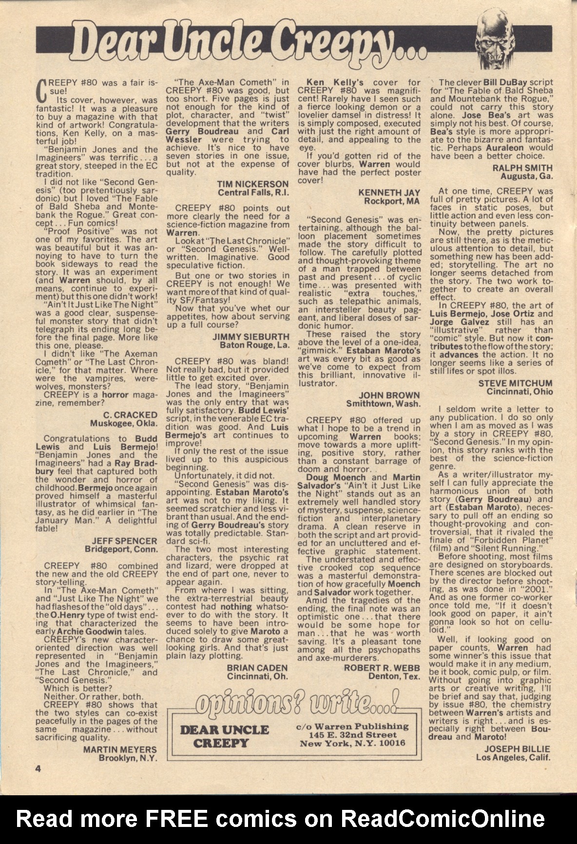 Read online Creepy (1964) comic -  Issue #83 - 4