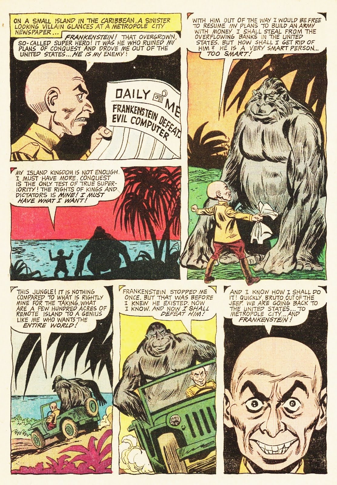 Read online Frankenstein (1964) comic -  Issue #4 - 4