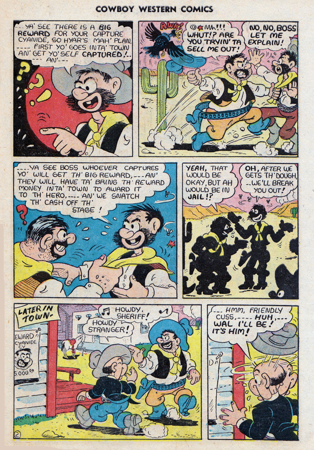 Read online Cowboy Western Comics (1948) comic -  Issue #28 - 31