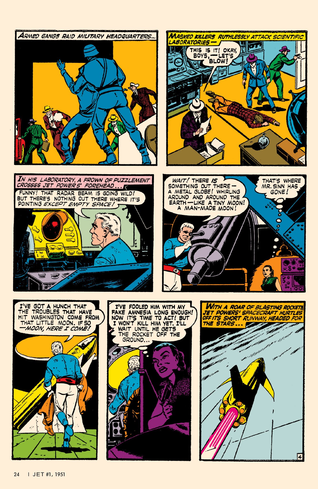 Read online Bob Powell's Complete Jet Powers comic -  Issue # TPB (Part 1) - 28