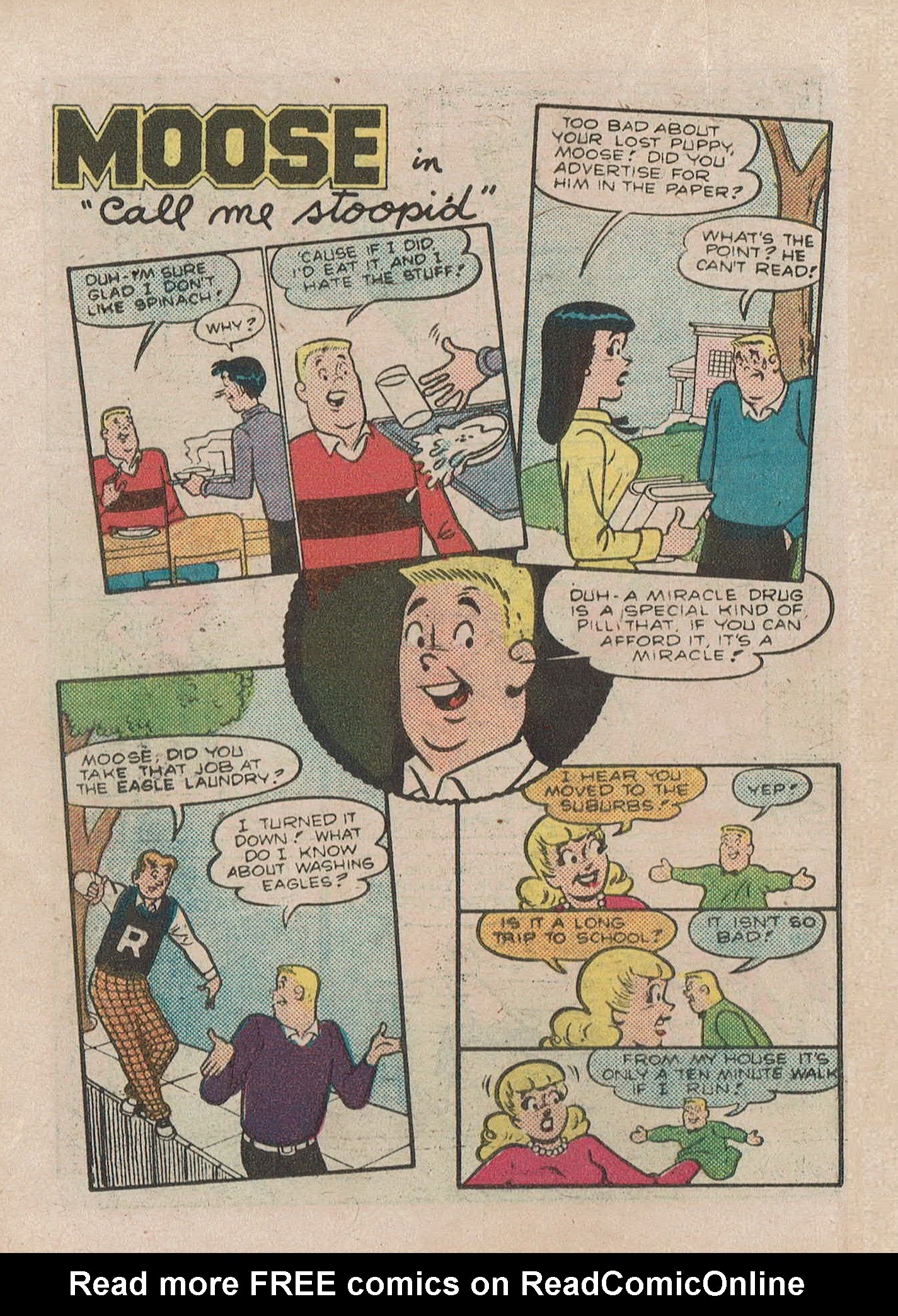 Read online Archie's Double Digest Magazine comic -  Issue #28 - 190