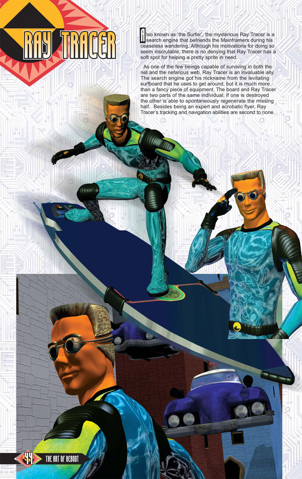 Read online The Art of Reboot comic -  Issue # TPB - 43
