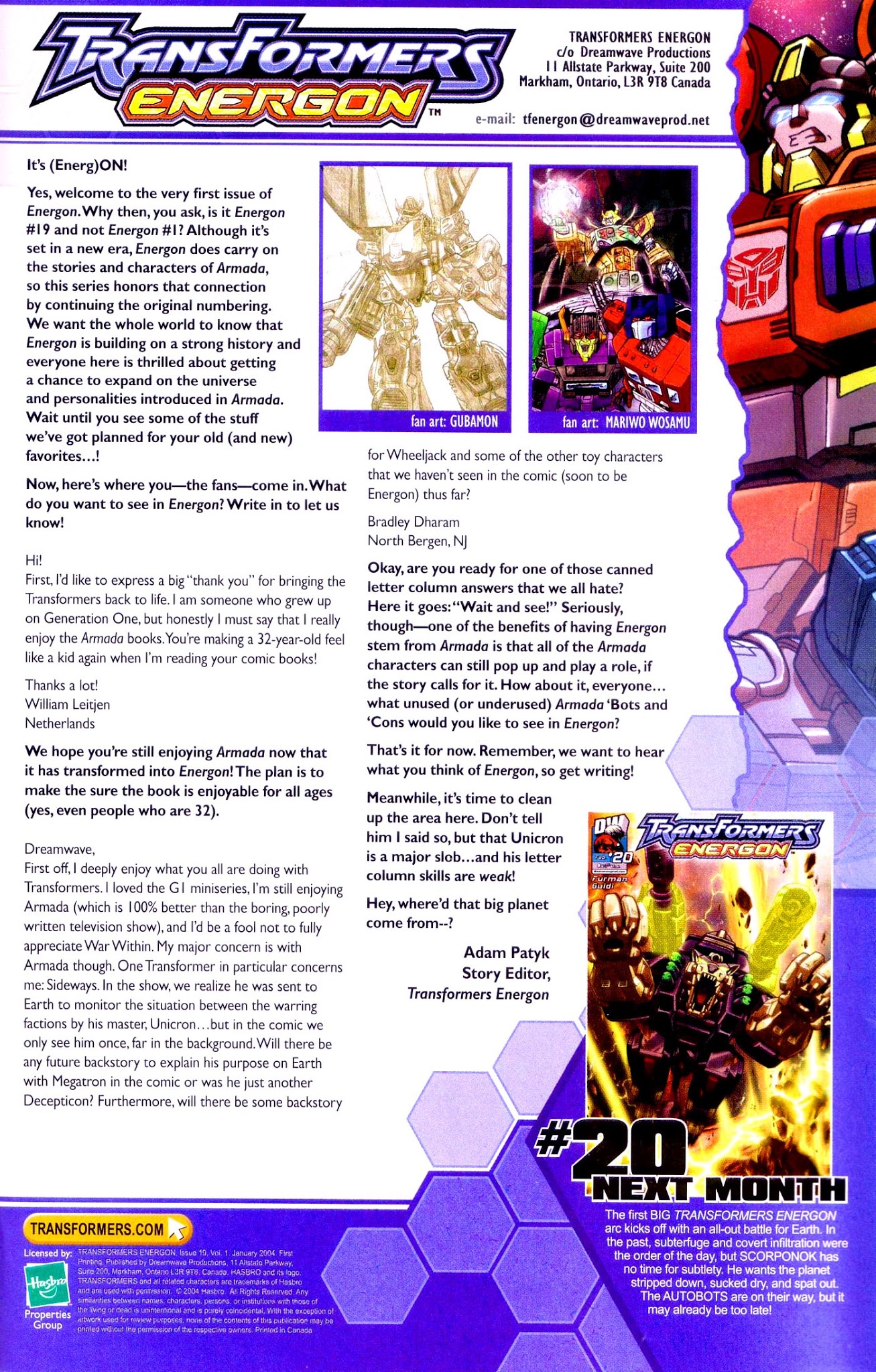 Read online Transformers Energon comic -  Issue #19 - 24