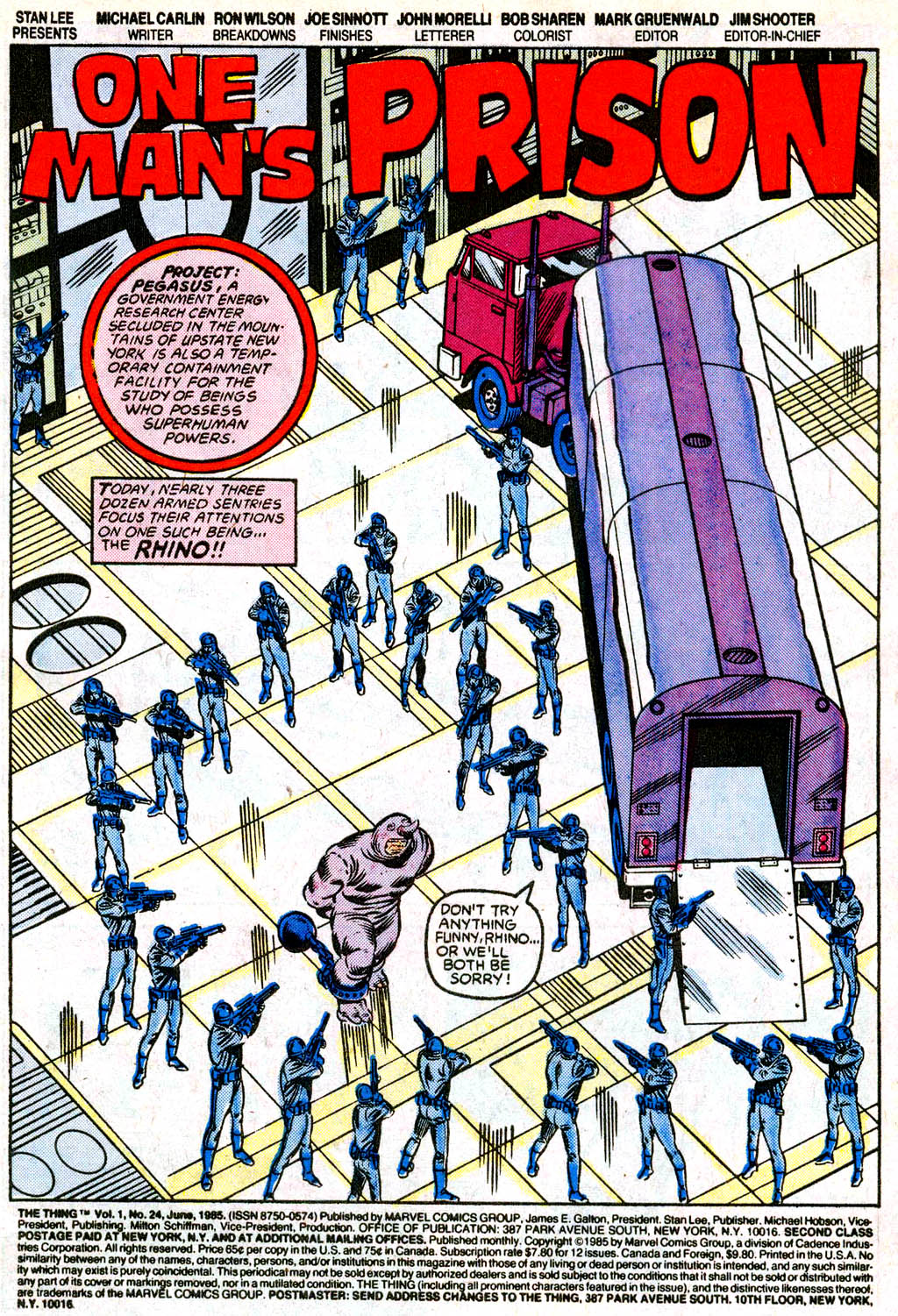 Read online The Thing comic -  Issue #24 - 2
