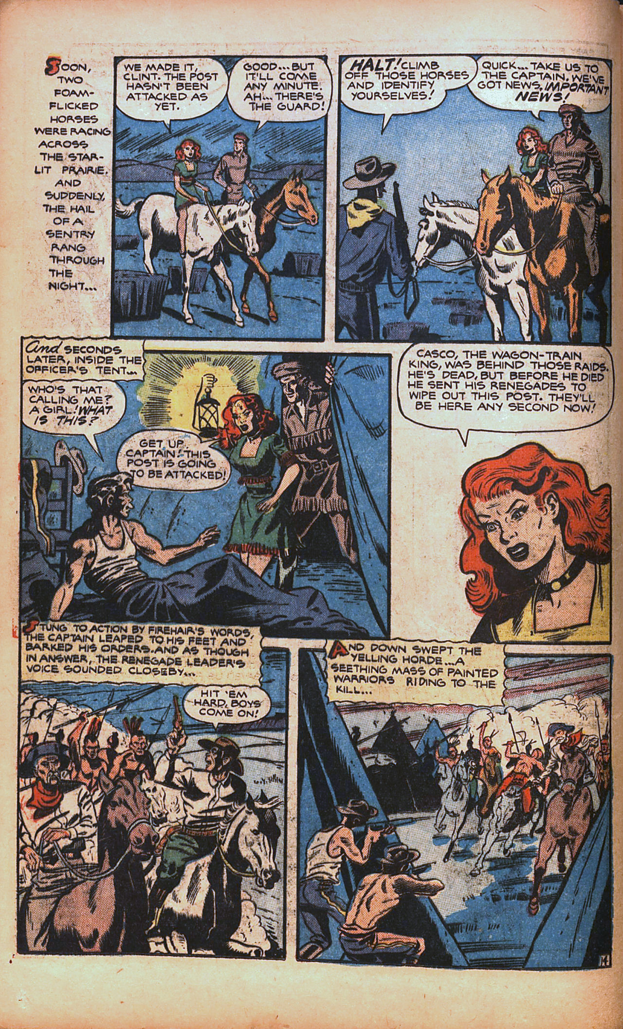 Read online Pioneer West Romances comic -  Issue #3 - 16
