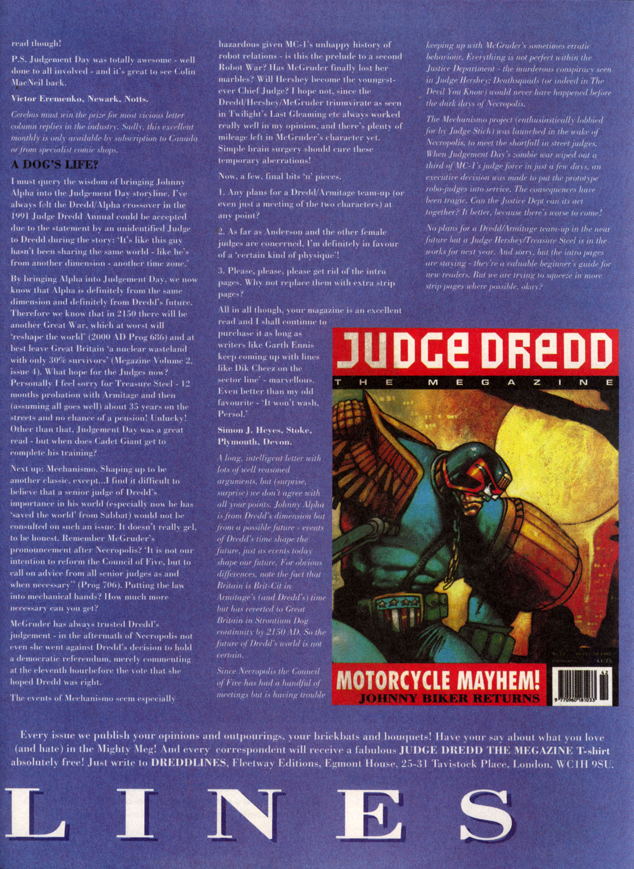 Read online Judge Dredd: The Megazine (vol. 2) comic -  Issue #17 - 33
