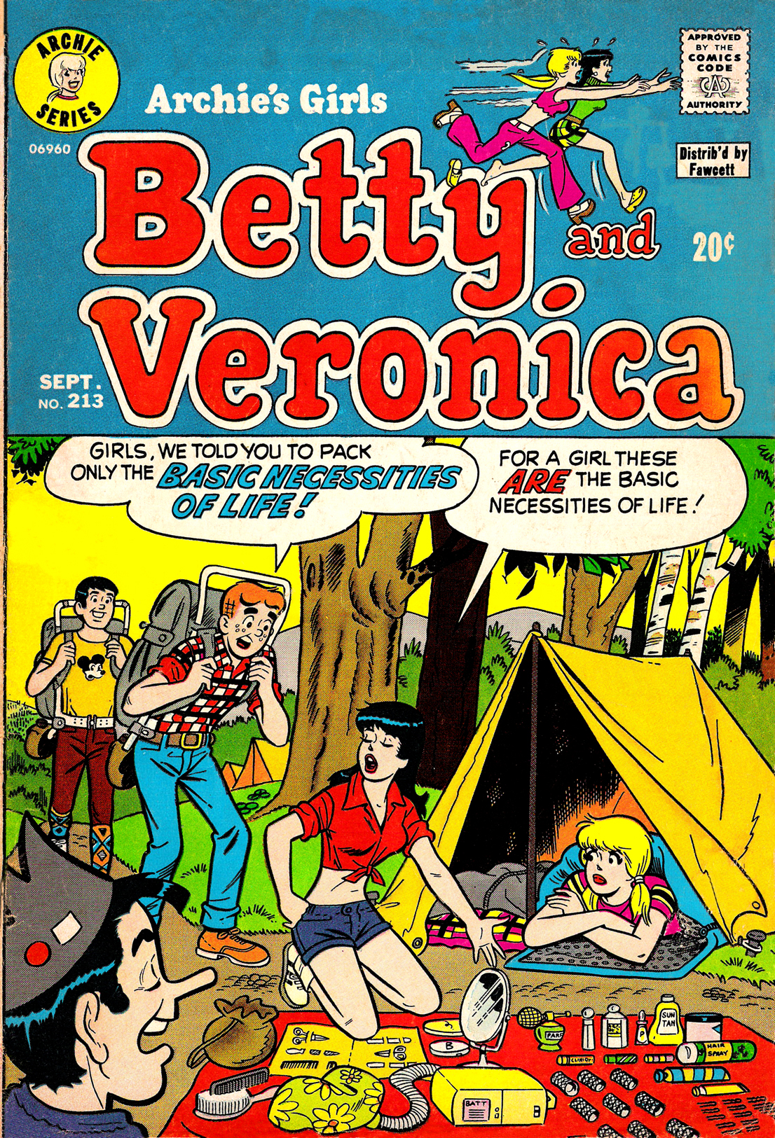 Read online Archie's Girls Betty and Veronica comic -  Issue #213 - 1